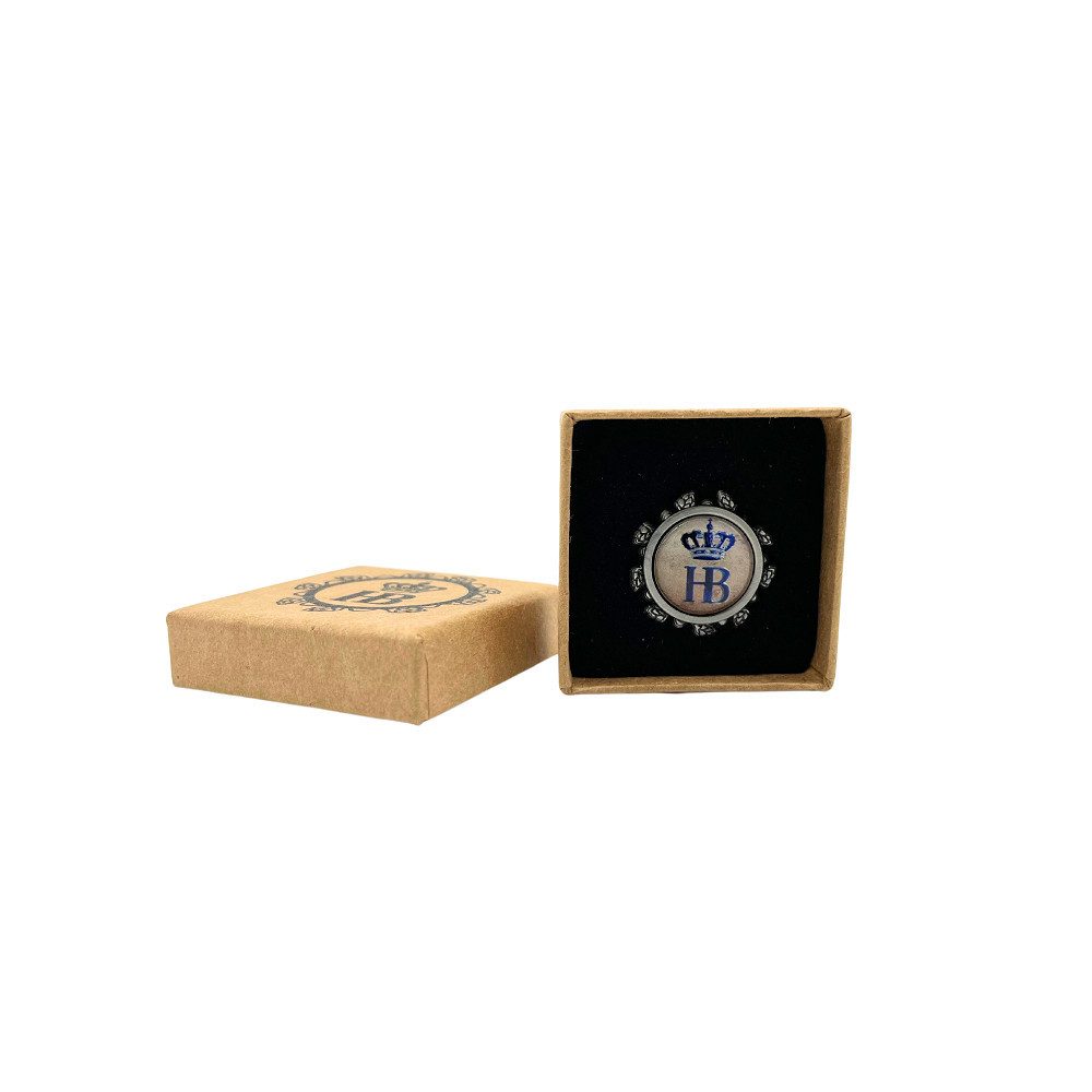 Hofbräuhaus München Anstecknadel Pin "Hopfen", mit Geschenkverpackung, Größe (B x H): ca. 2,5 x 2,5 cm