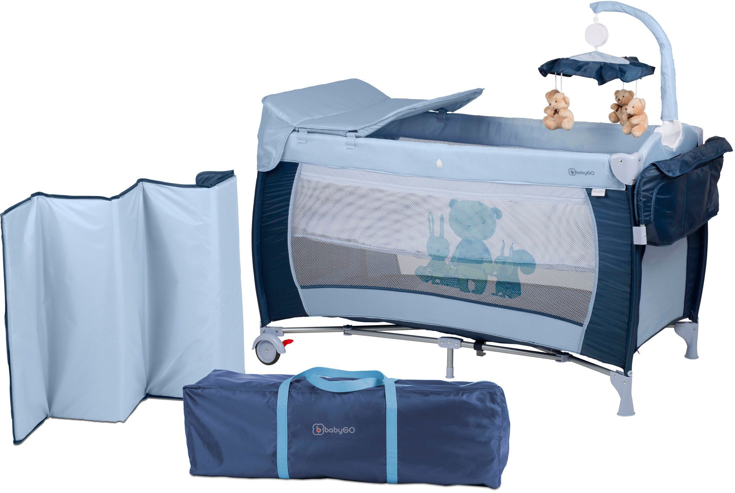 Baby-Reisebett Sleeper Deluxe, blau