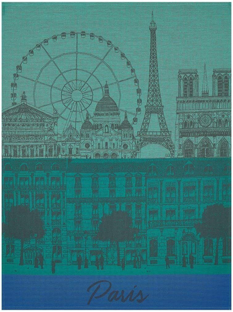 Le x Jardin (1-tlg., cm, Panorama Geschirrtuch), Geschirrtuch Jacquard Paris jacquard-gewebt Geschirrtuch Francais 1 60x80