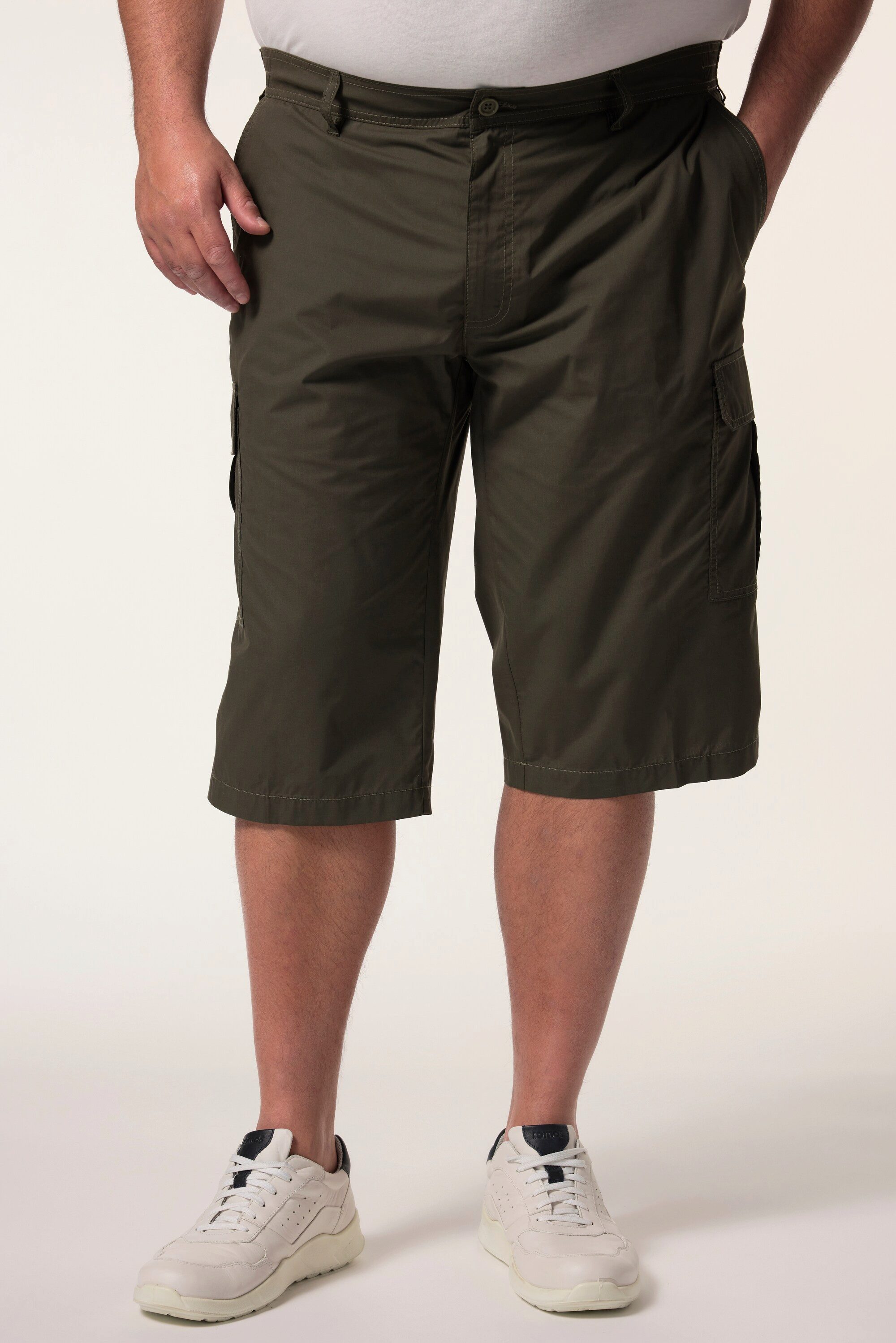 Men Plus Bermudas Cargo-Capri UV- Mückenschutz Elastikbund