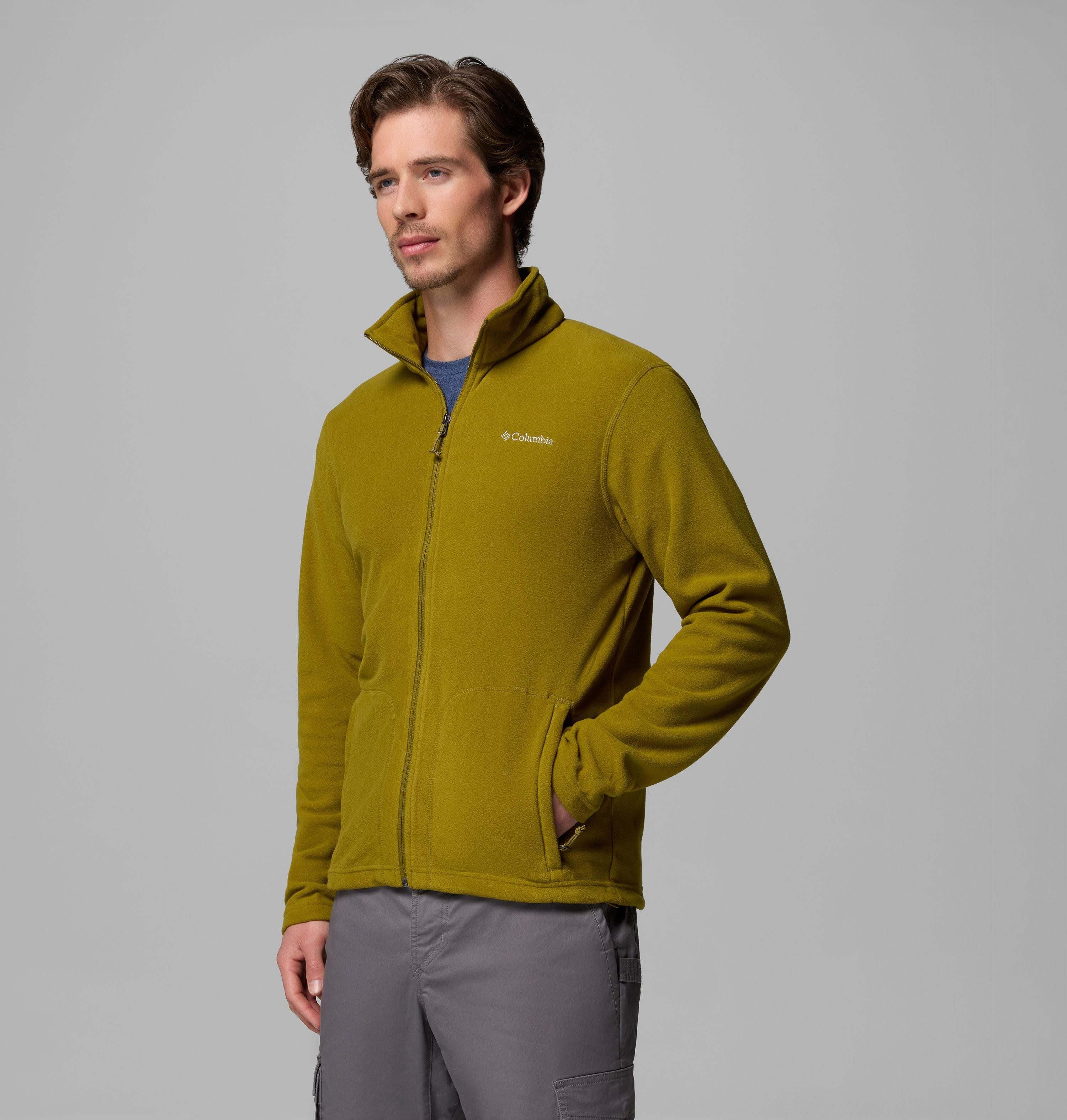 Columbia Fleecejacke Fast Trek™ Light FZ Fleece leichtes Material, Übergangsjacke, mit kontrastfarbenen Details