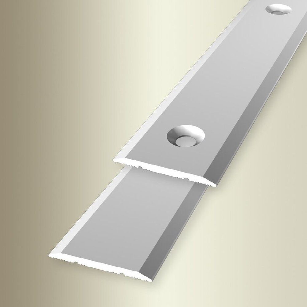 PROVISTON Übergangsprofil Aluminium, 25 x 1000 mm, Schwarz, Übergangsschiene Bodenprofil (1-St)