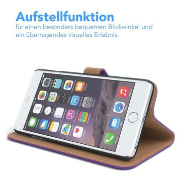 EAZY CASE Handyhülle Bookstyle Farbig für iPhone 6 Plus / iPhone 6s+, Schutzhülle mit Standfunktion Kartenfach Handytasche aufklappbar Etui
