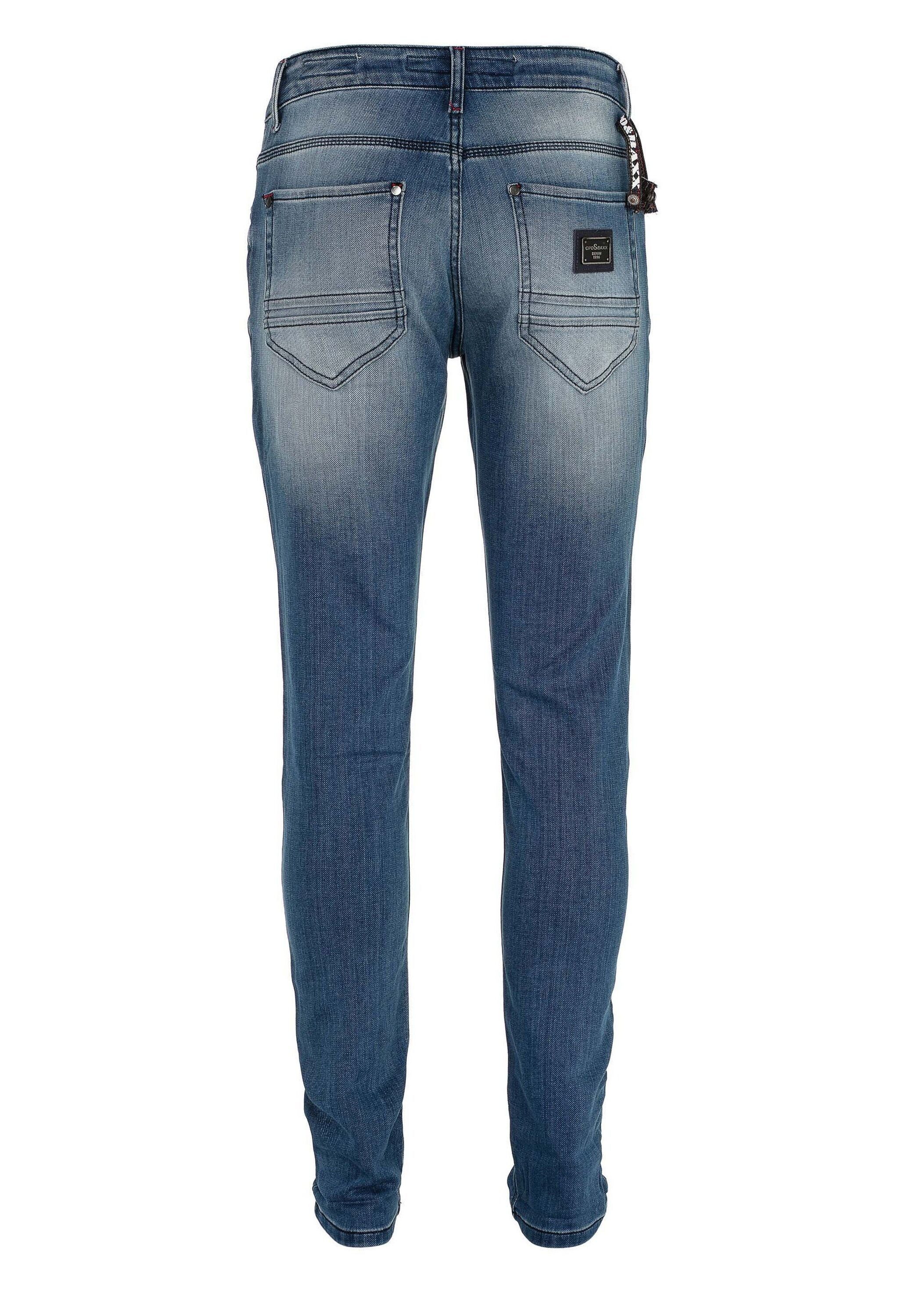 Cipo & Baxx Slim-fit-Jeans Jeans mit markanter Waschung, CD-469 – Bild 4 von 5