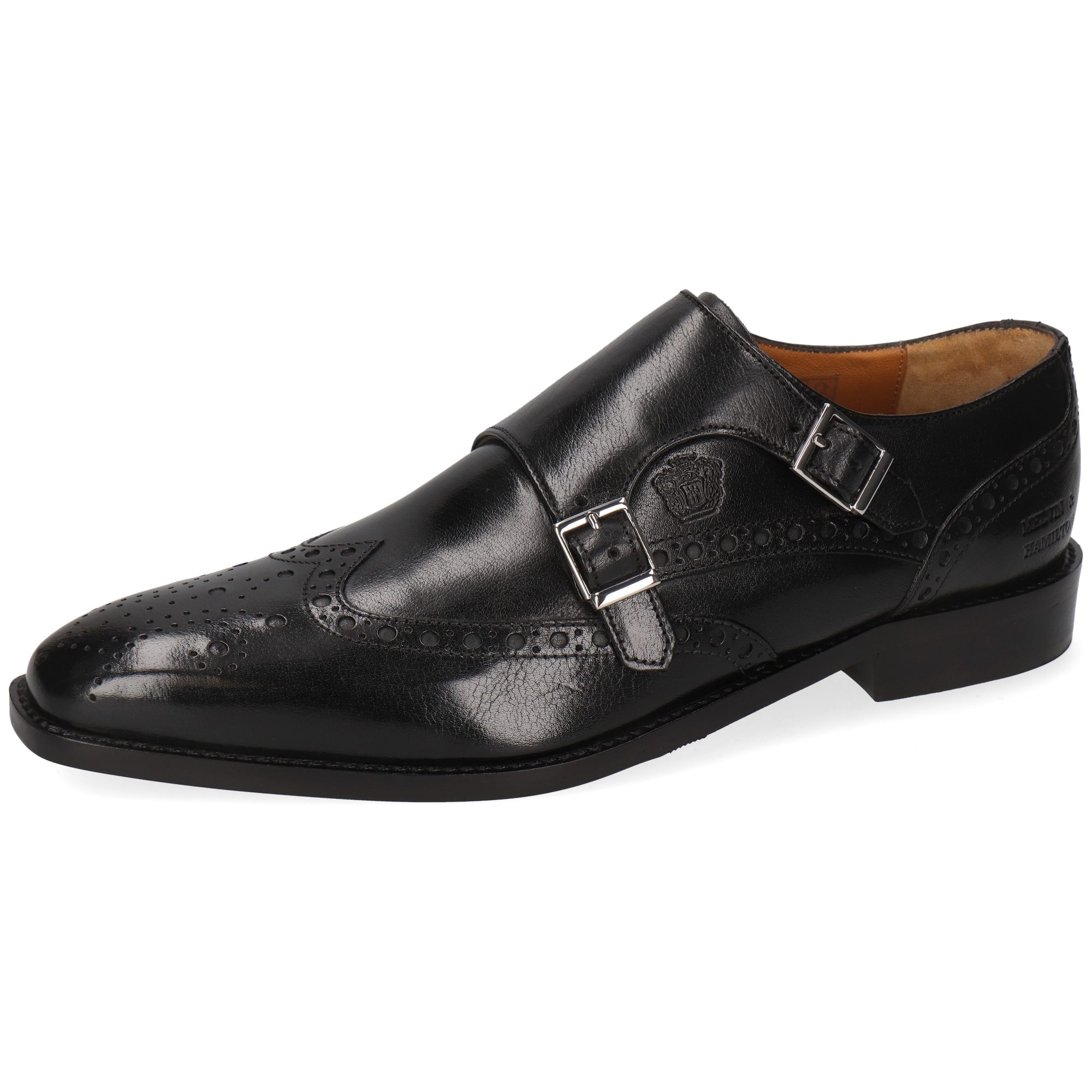 Martin 2 Leder-Monk Schuhe für Herren Schnürschuh