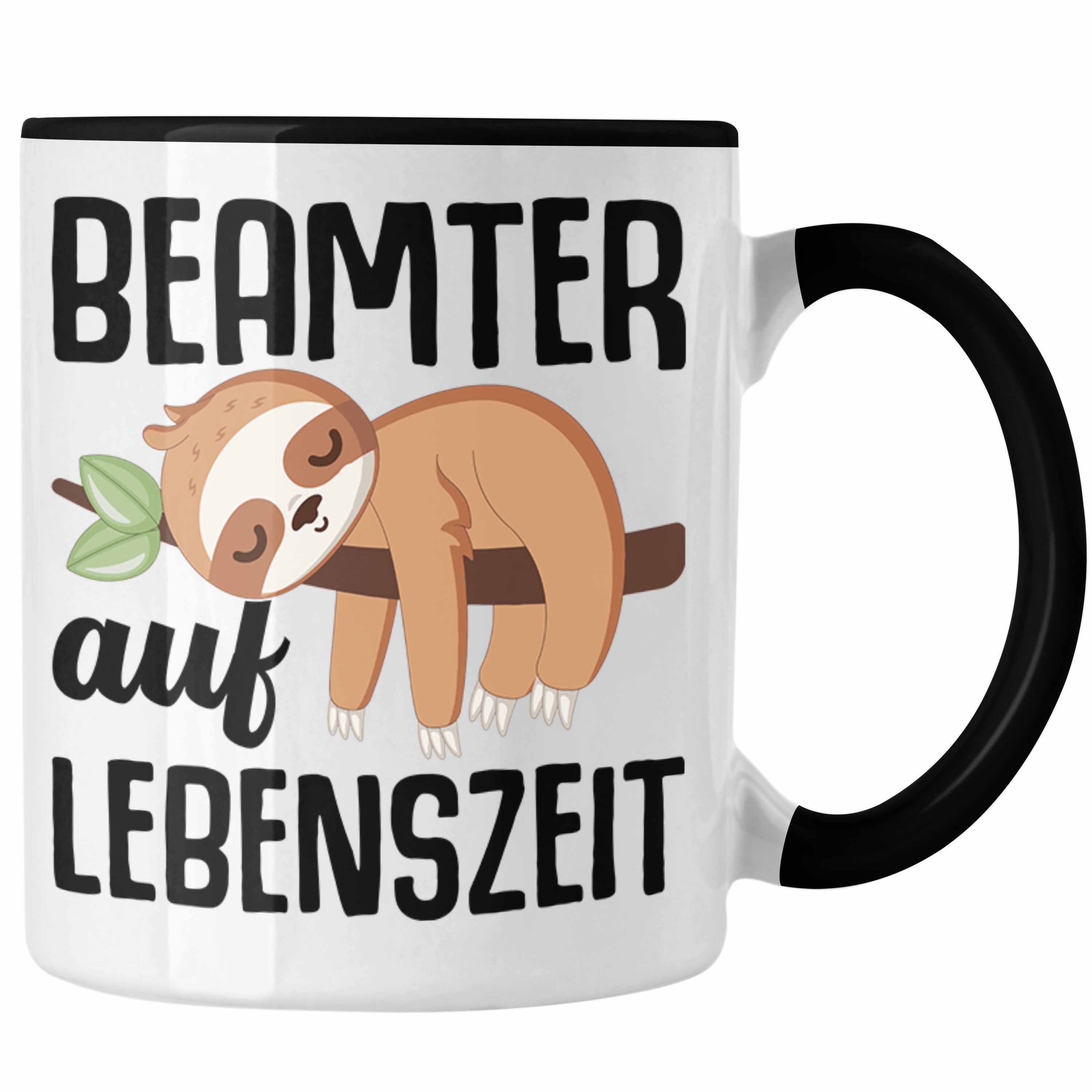 Trendation Tasse Trendation - Beamter Auf Lebenszeit Tasse Geschenk für Beamte Verbeamt