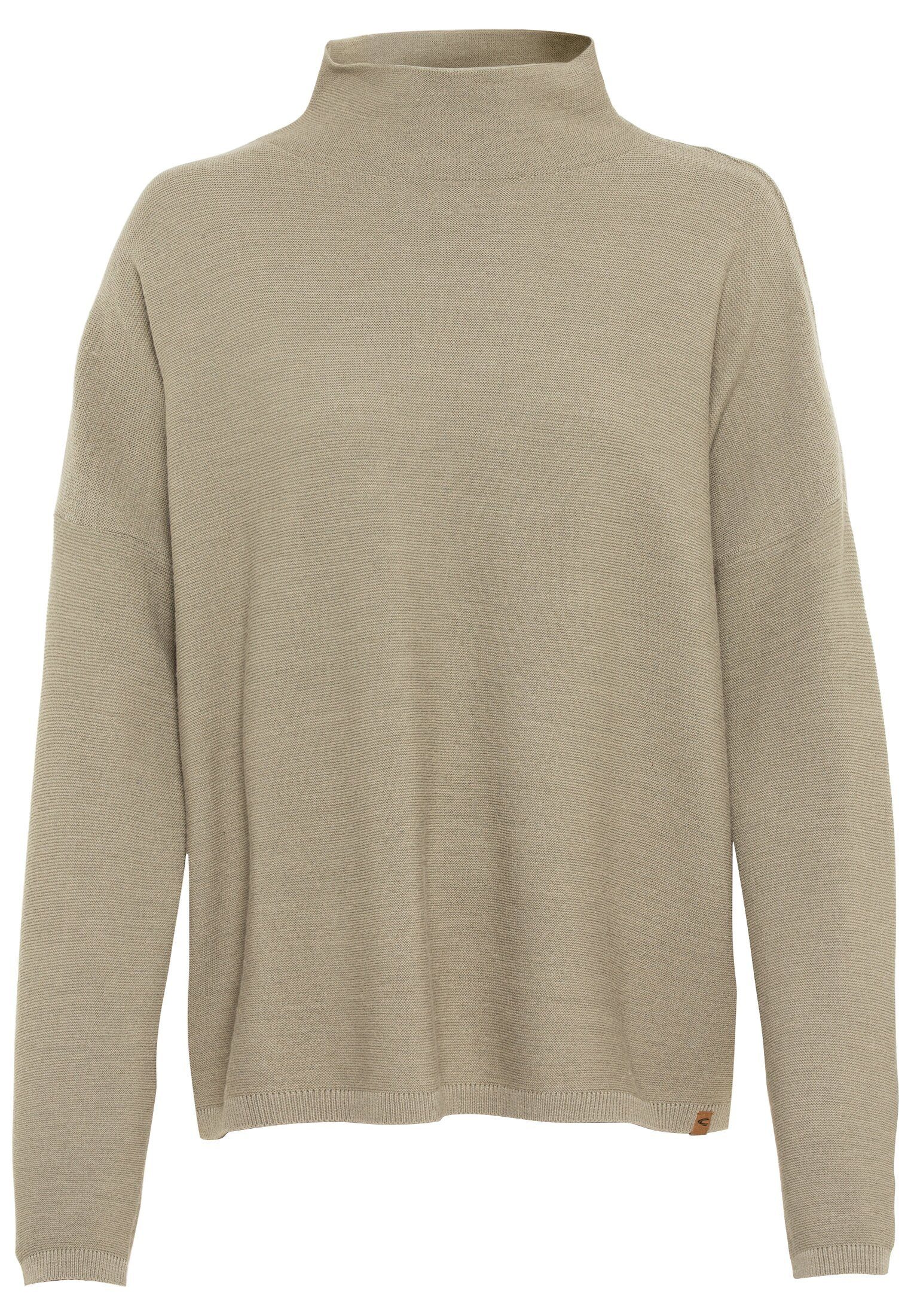 Strickpullover Pullover mit weitem Turtleneck