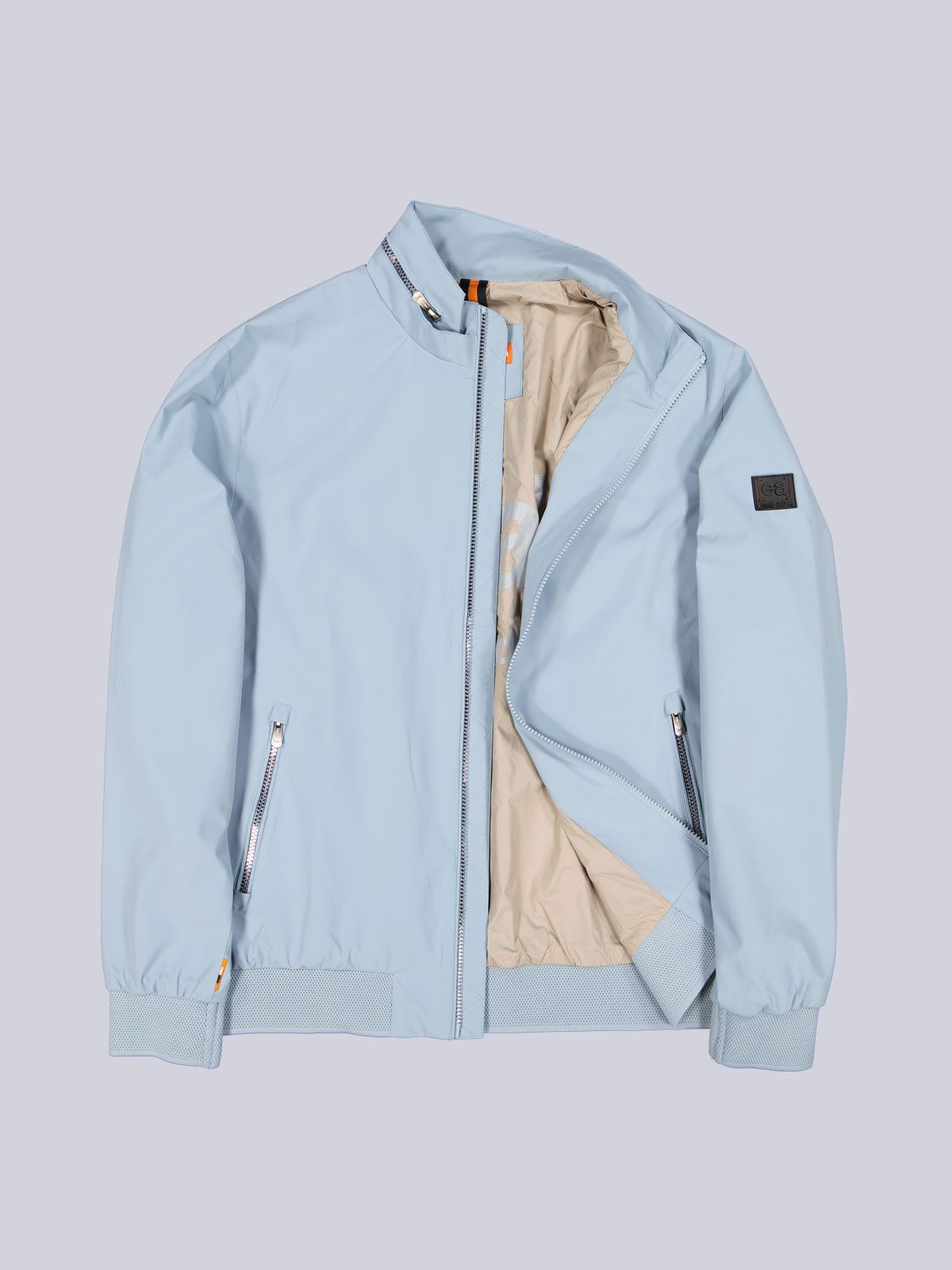 Kurzjacke Herren Wasserabweisende Blousonjacke, Hellblau