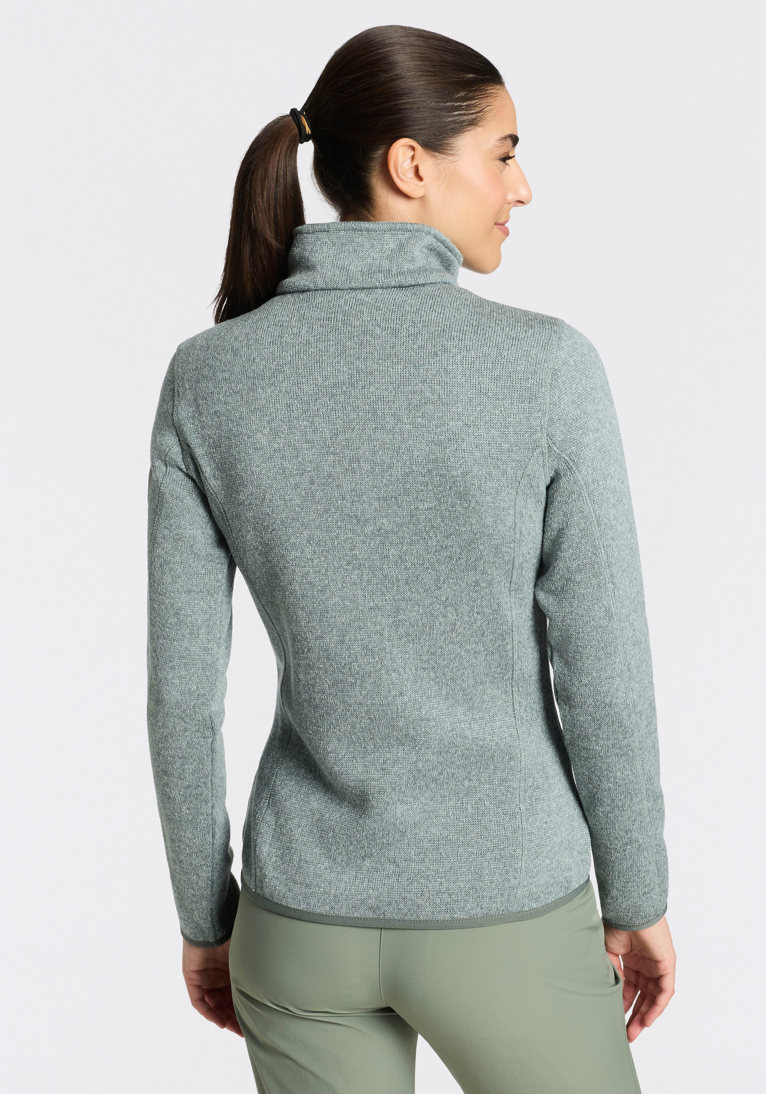 CMP Strickfleecejacke KNITTED MELANGE FLEECE WOMAN JACKET Wärmeisolierend & günstig online kaufen