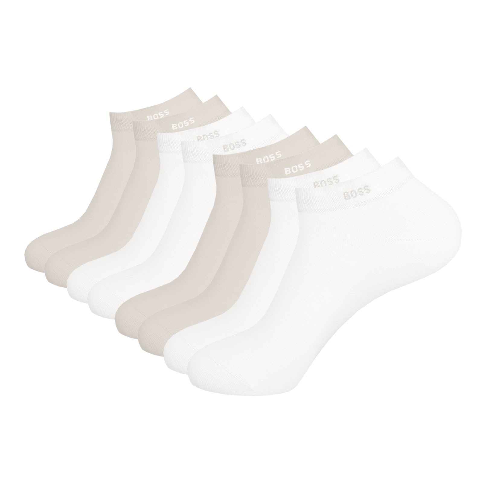 BOSS Sneakersocken AS Uni Colors CC (4-Paar) mit BOSS Logo am Bündchen günstig online kaufen