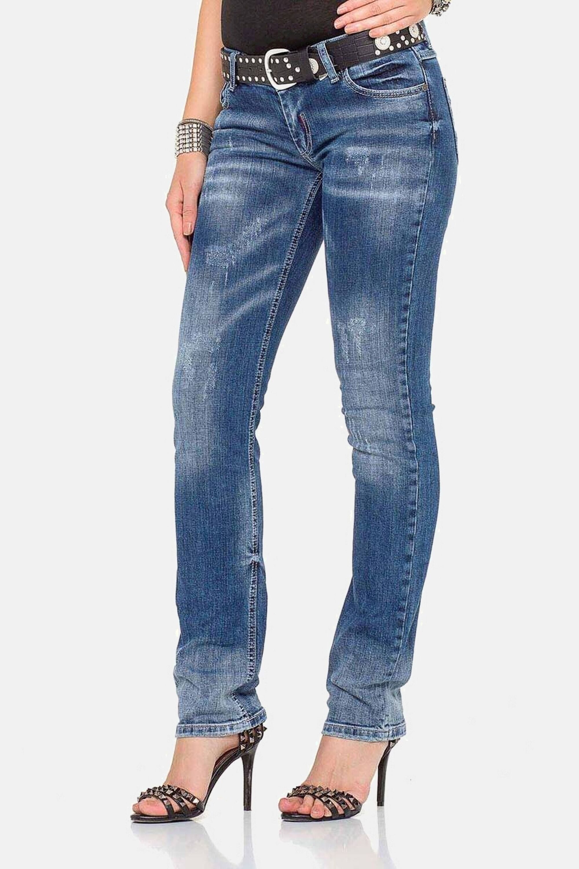 Cipo & Baxx Slim-fit-Jeans Jeans mit 5-Pocket-Look, WD-364 – Bild 4 von 5