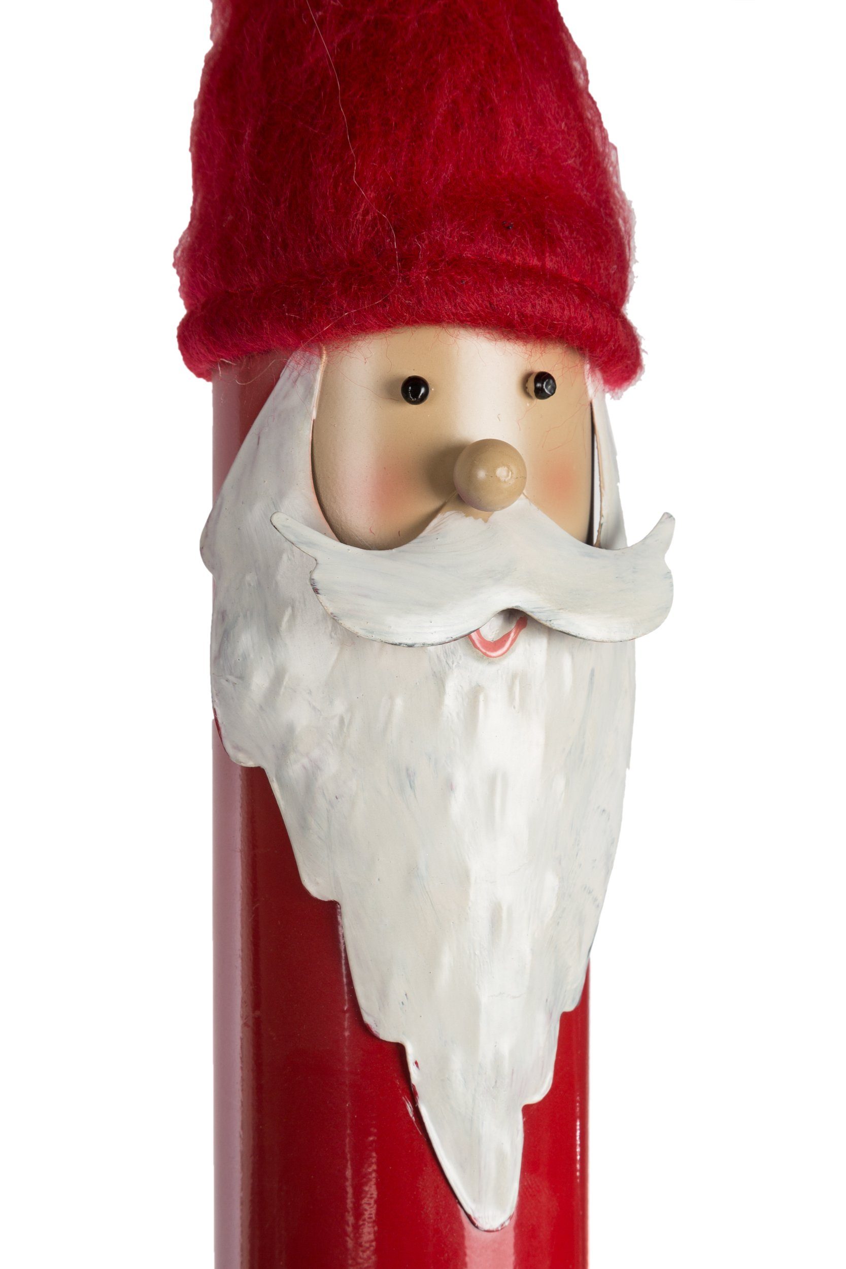 Wohnando Dekofigur Weihnachtsmann Gartenstecker 2er Set aus Metall, robust, für draußen – Bild 3 von 3