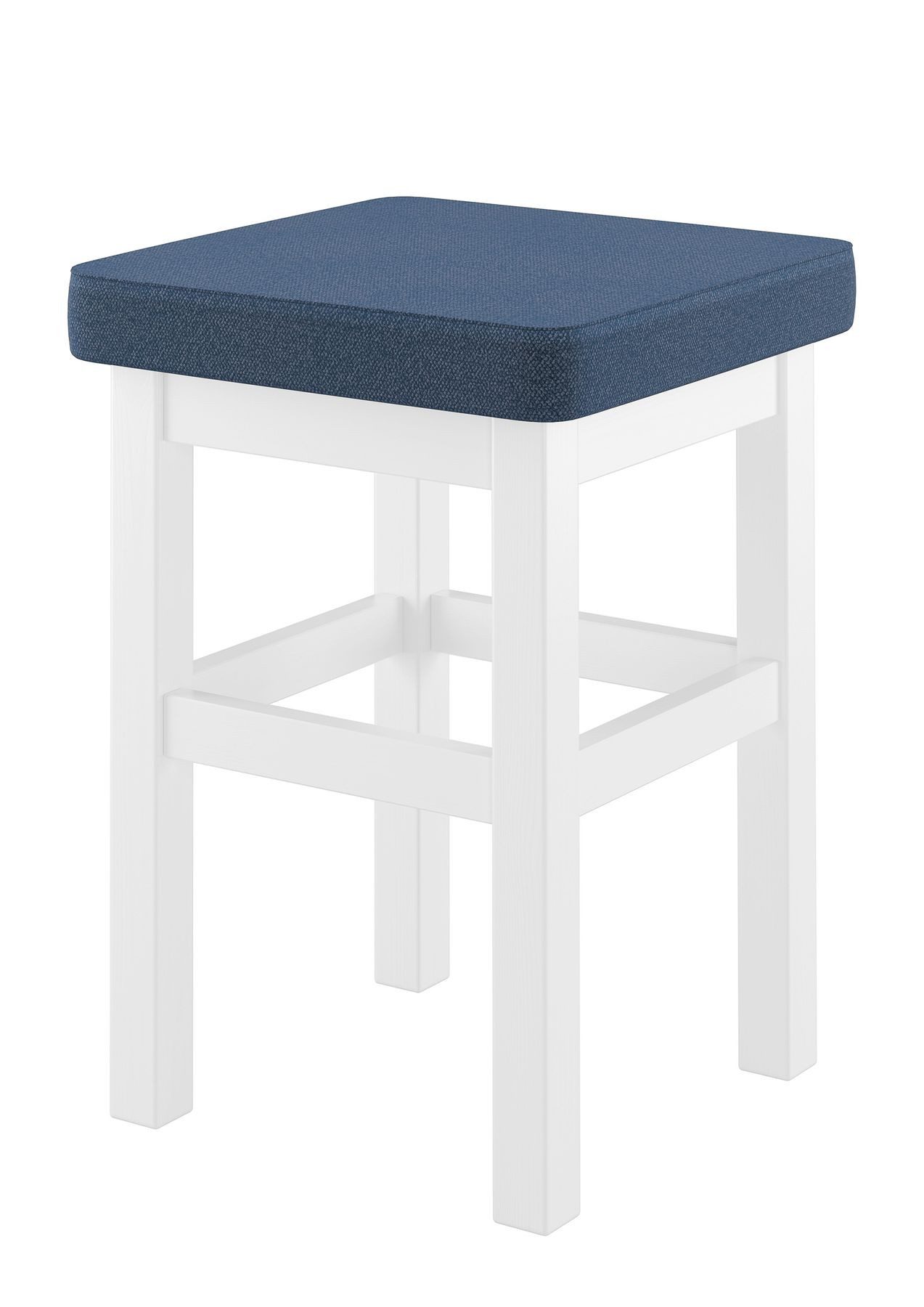 ERST-HOLZ Arbeitshocker Holzhocker mit Verschiedenen Polsterfarben Sitz in günstig online kaufen