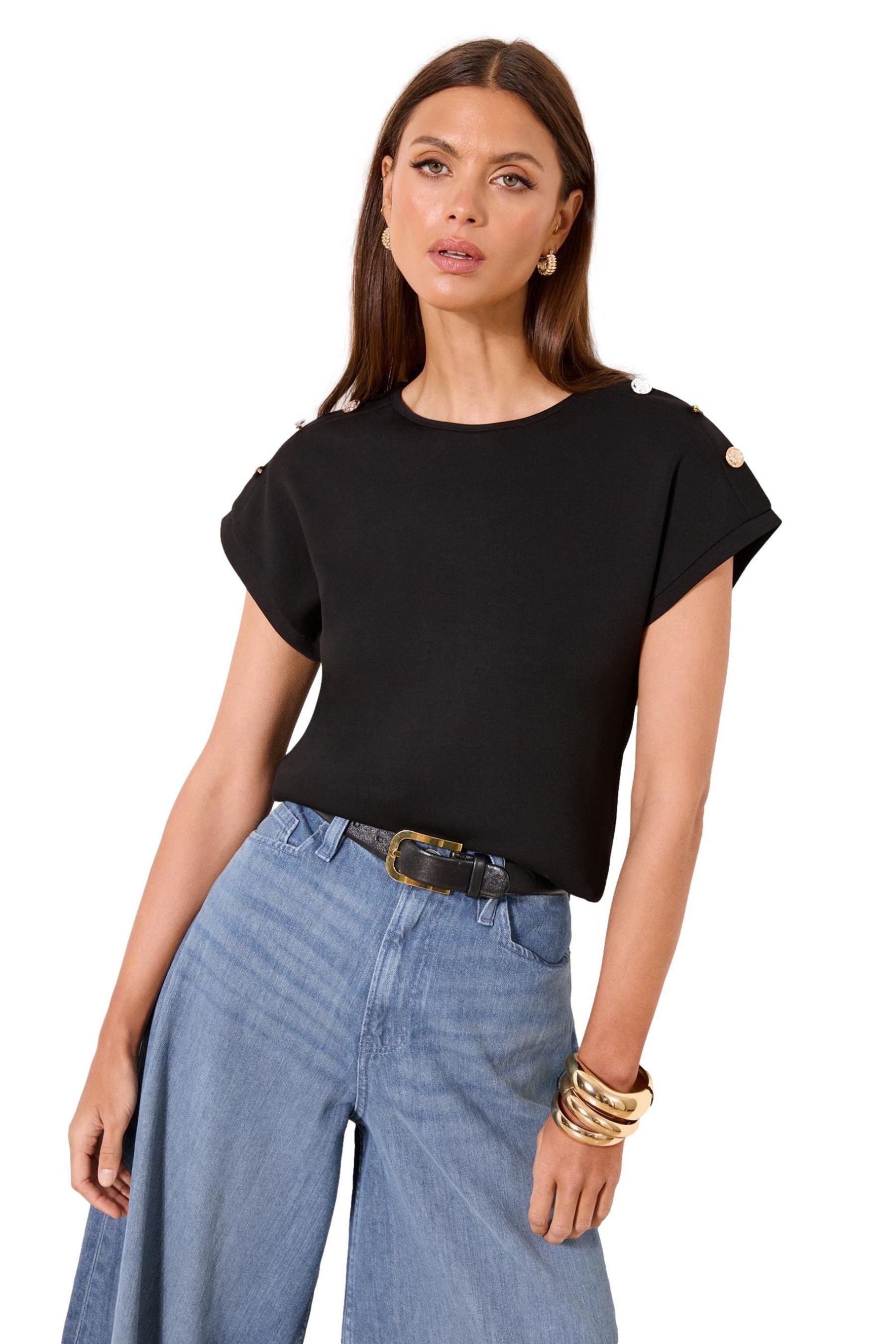 T-Shirt Lipsy T-Shirt mit Rundhalsausschnitt, Regular