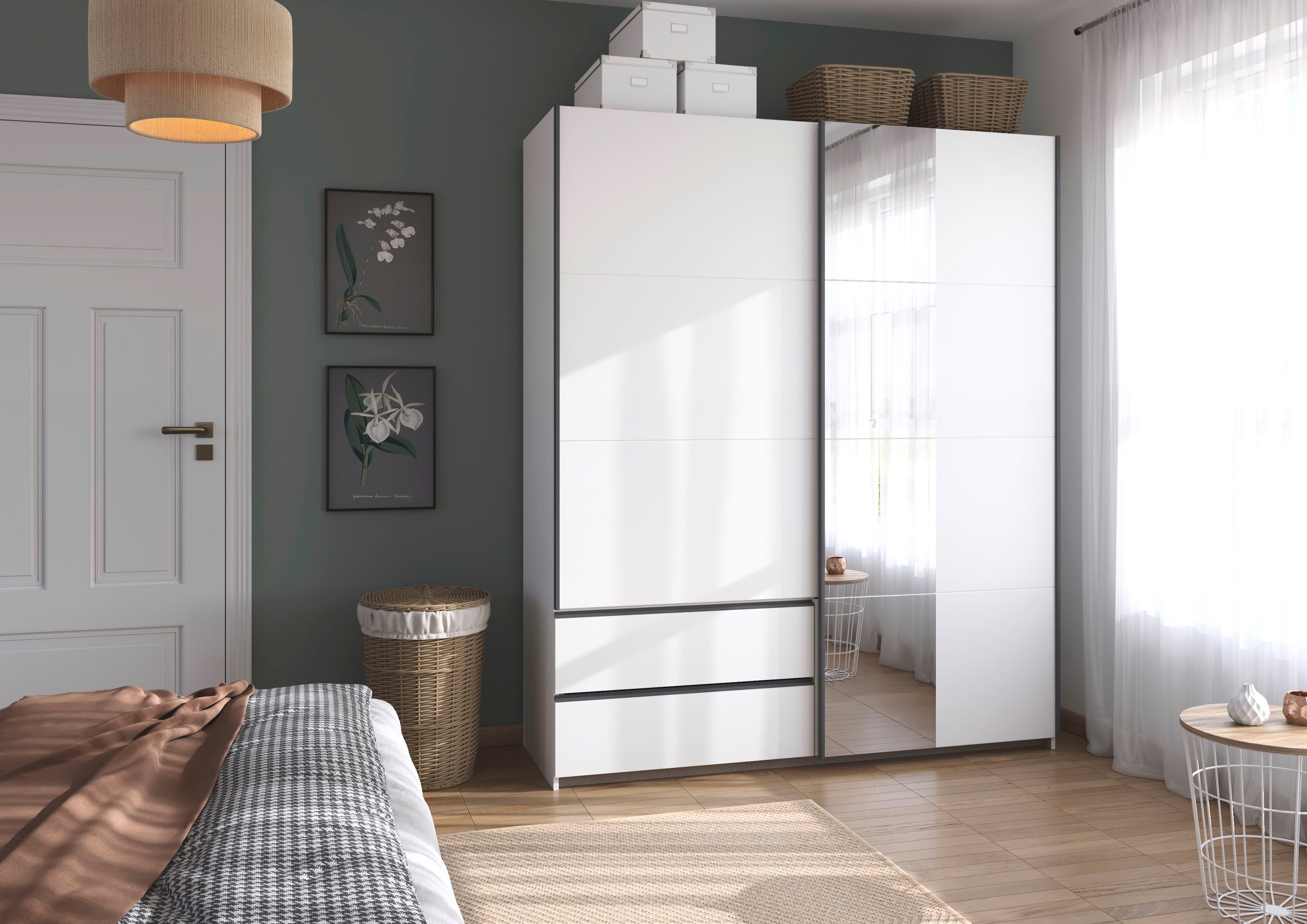 rauch Schwebetürenschrank Kleiderschrank Schrank Garderobe Wäscheschrank günstig online kaufen