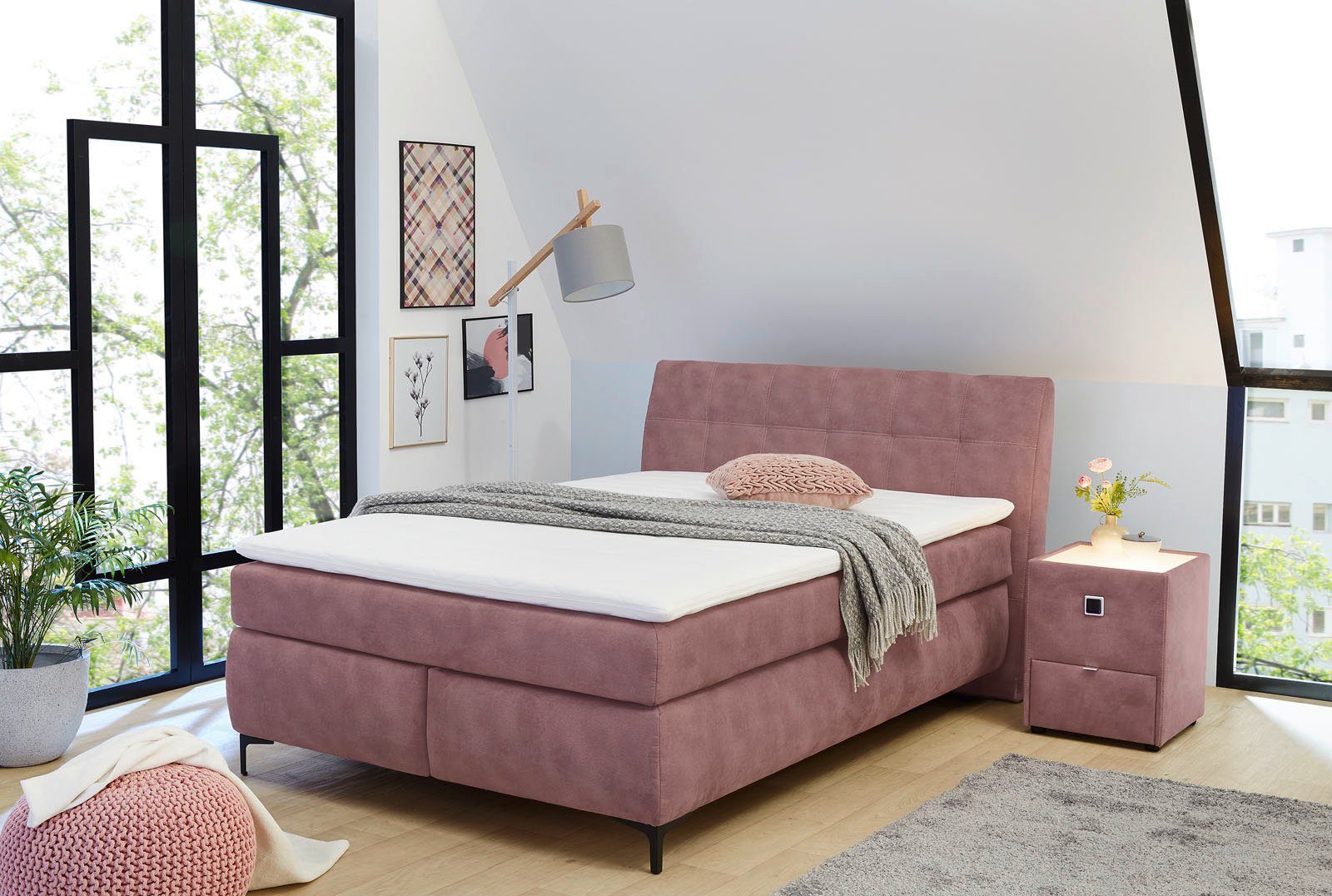 Jockenhöfer Gruppe Boxspringbett Gitta, mit Topper günstig online kaufen