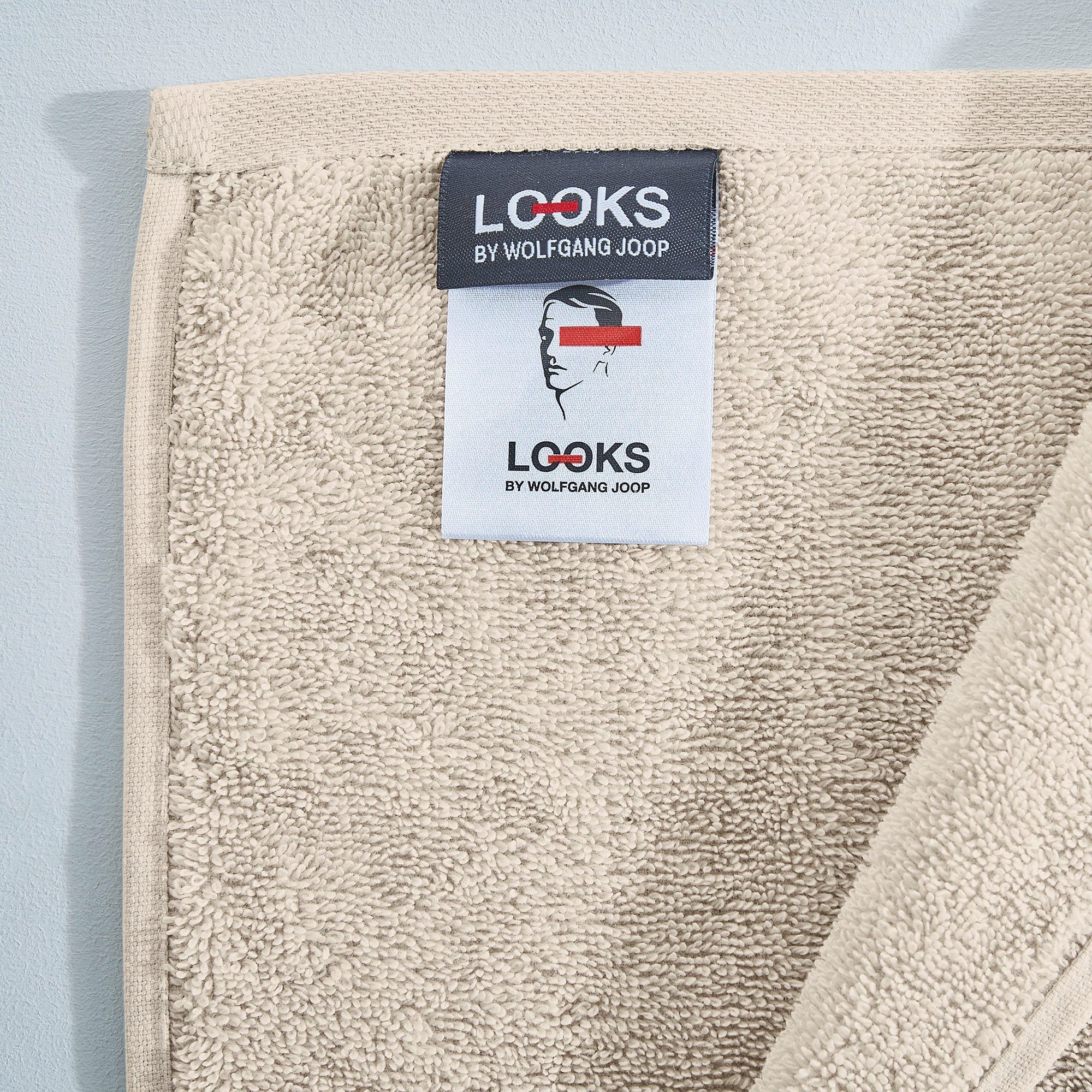 LOOKS by Wolfgang Joop Gästehandtücher LOOKS, Frottier (2-St), mit Logobestickung