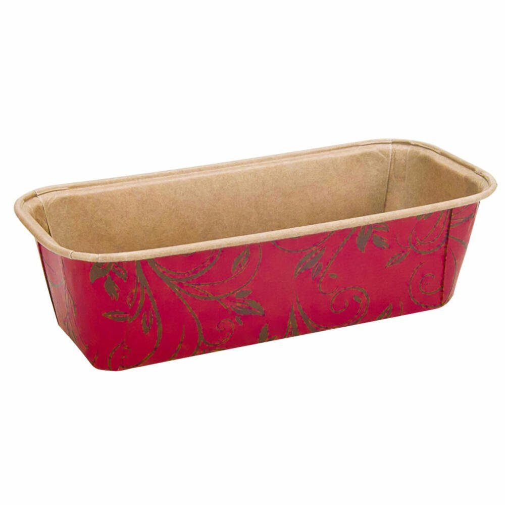 STÄDTER Kastenform Papier Maxi 6 Stück Rot