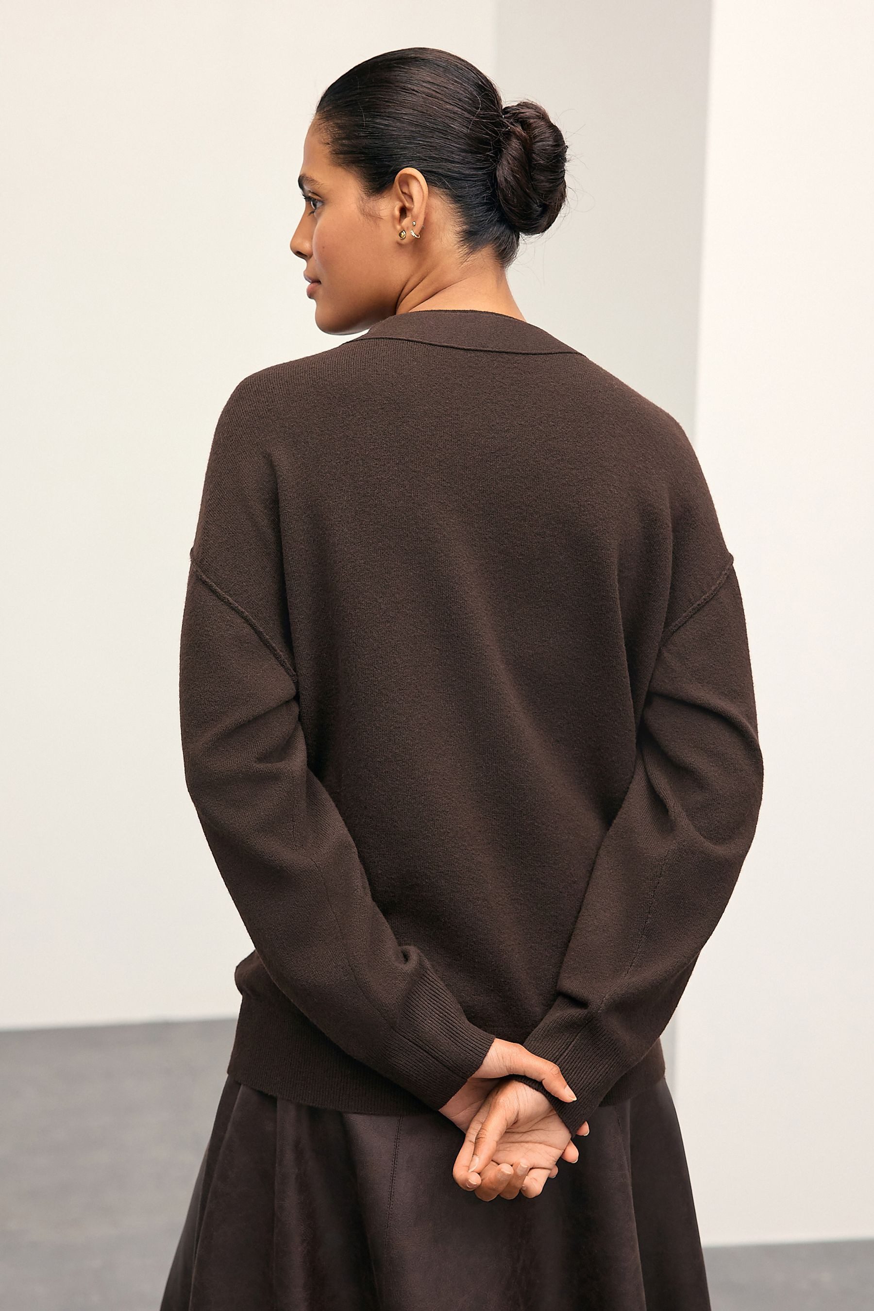 Next Strickjacke Superweiche Strickjacke mit V-Ausschnitt günstig online kaufen