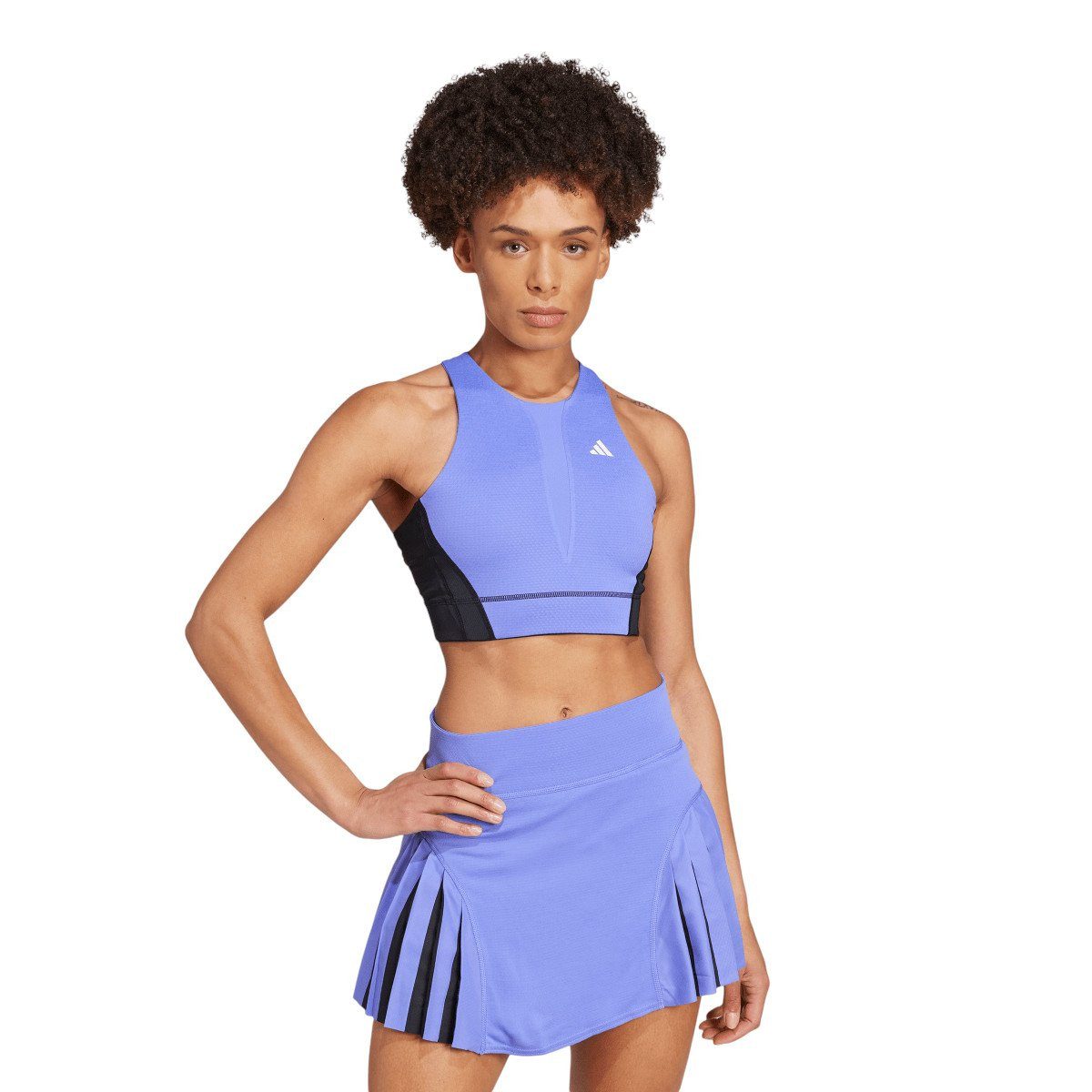 adidas Performance Tanktop Tennis Crop-Top Pro HEAT.RDY (Racerback) kobaltblau/schwarz Damen