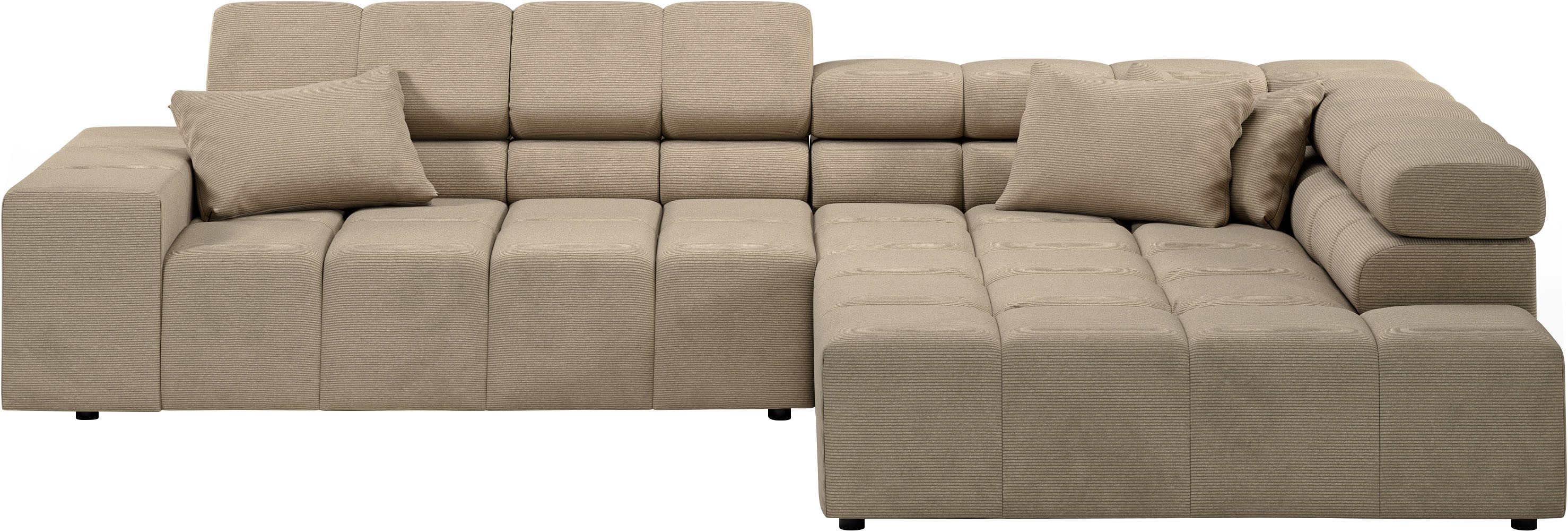 Home affaire Ecksofa Ancona incl. Kopfteilverstellung, OTTOs Choice, Breite günstig online kaufen