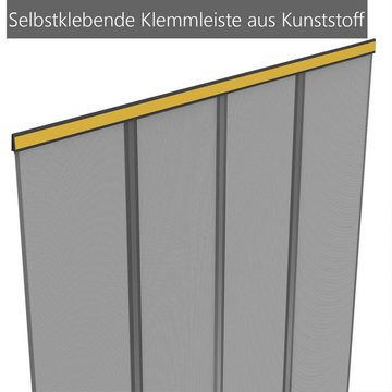 DILUMA Insektenschutz-Vorhang Insektenschutz Vorhang 100x220 cm, (1-St), Ohne Bohren, Individuell Kürzbar, Lamellen aus Fiberglas