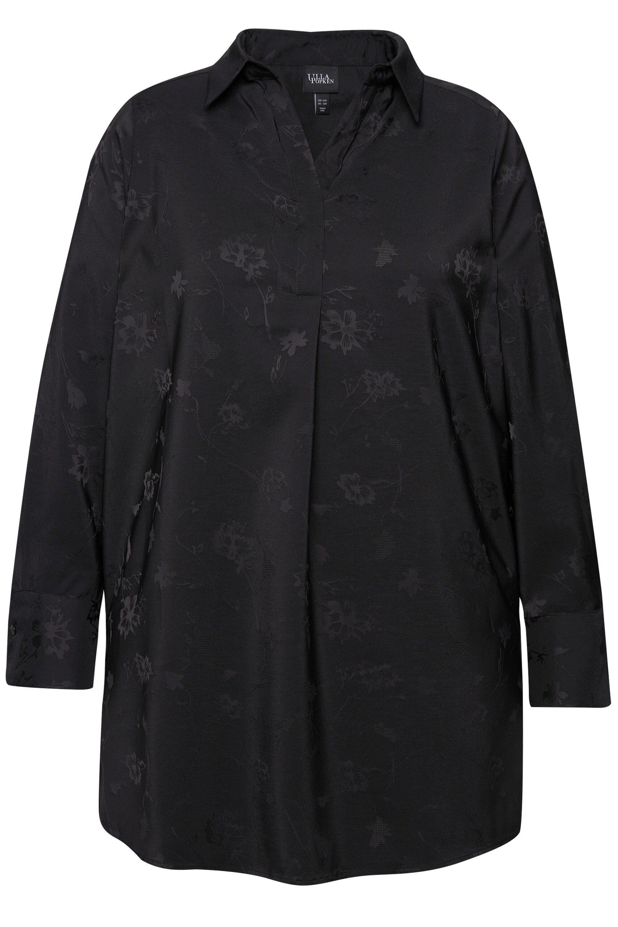 Ulla Popken Tunika Longtunika Satin Struktur günstig online kaufen