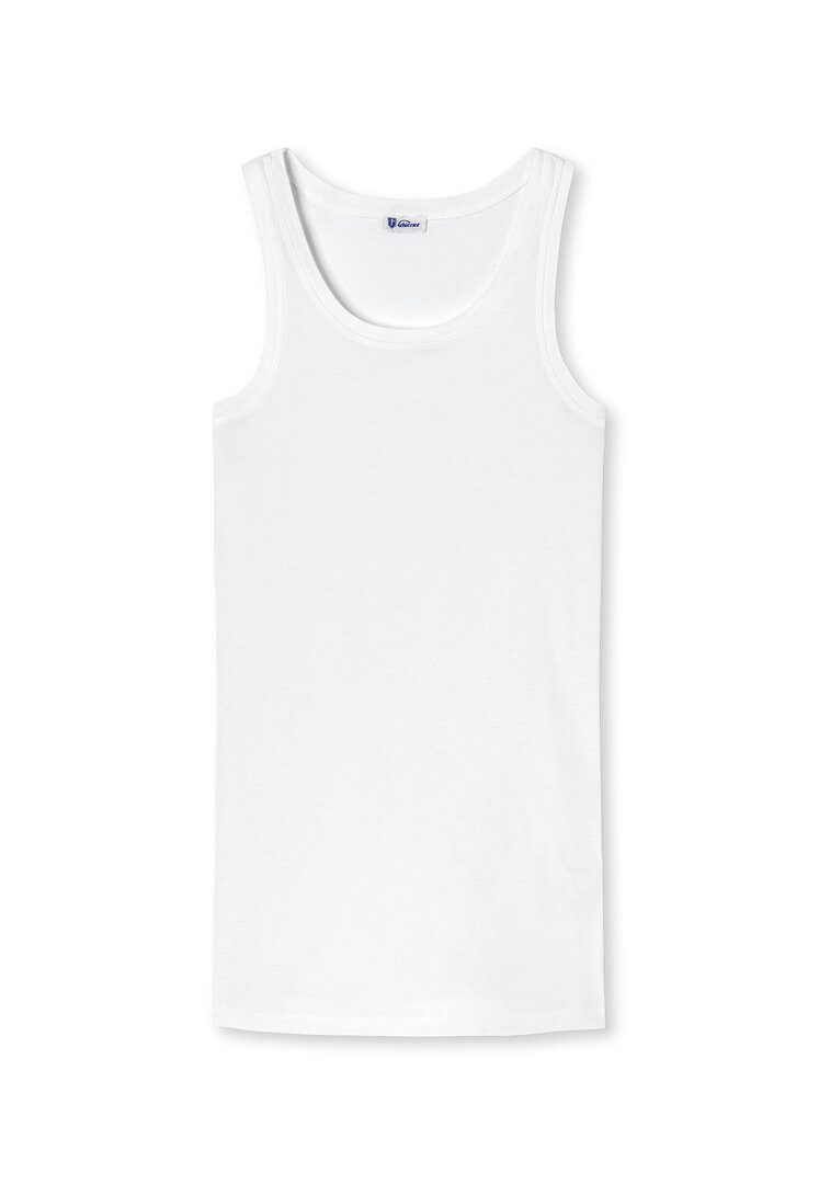 SCHIESSER REVIVAL Unterhemd Berta softer Feinripp aus Zwirn