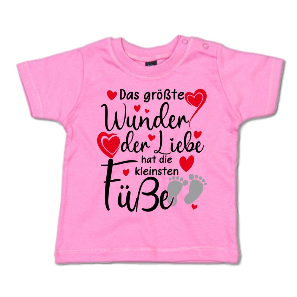 Ggraphics TShirt Das größte Wunder der Liebe hat die kleinsten Füßen