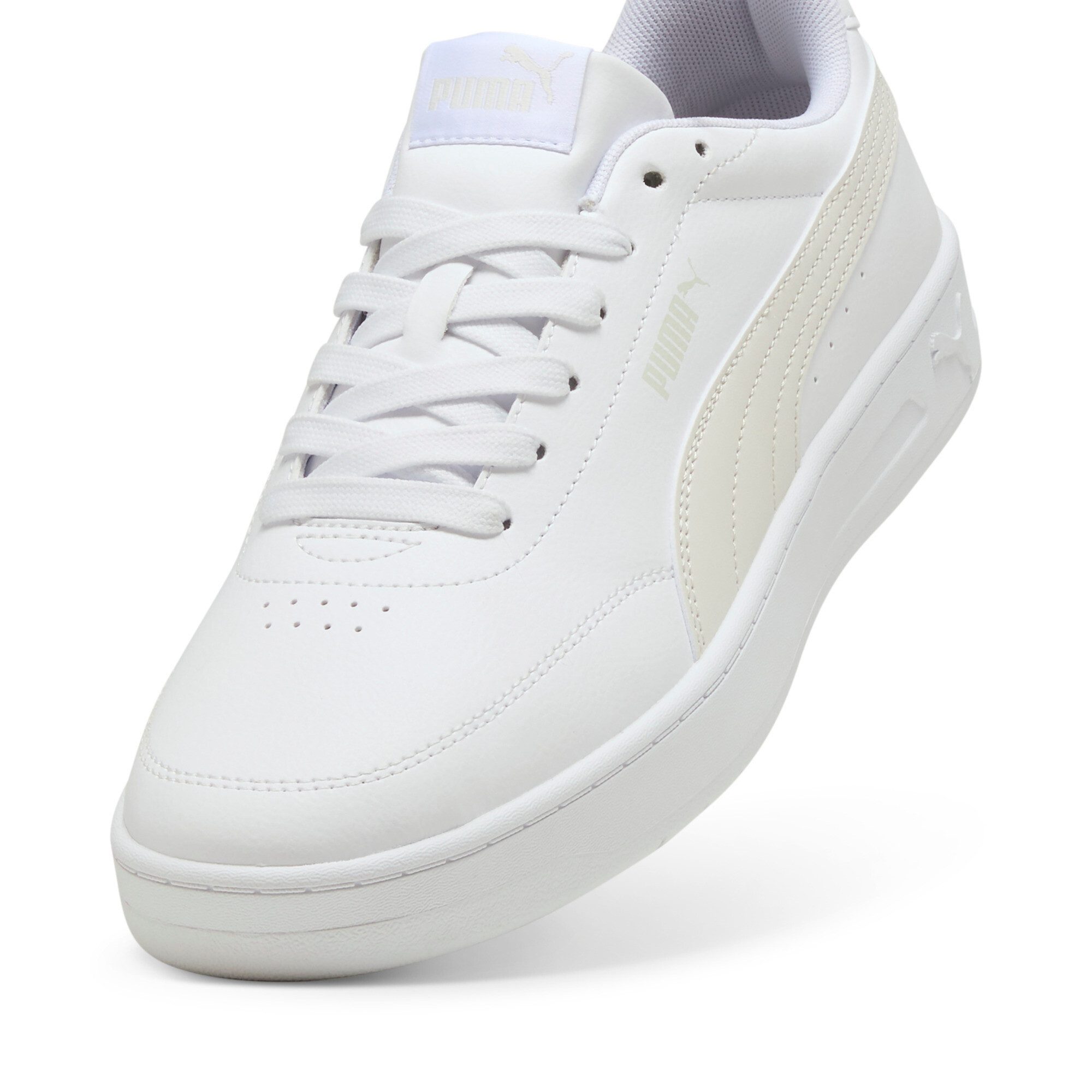 PUMA COURT CLASSIC CLEAN Sneaker mit SoftFoam+ Innensohle, mit Synthetik-Obermaterial, mit Schnürung – Bild 5 von 5
