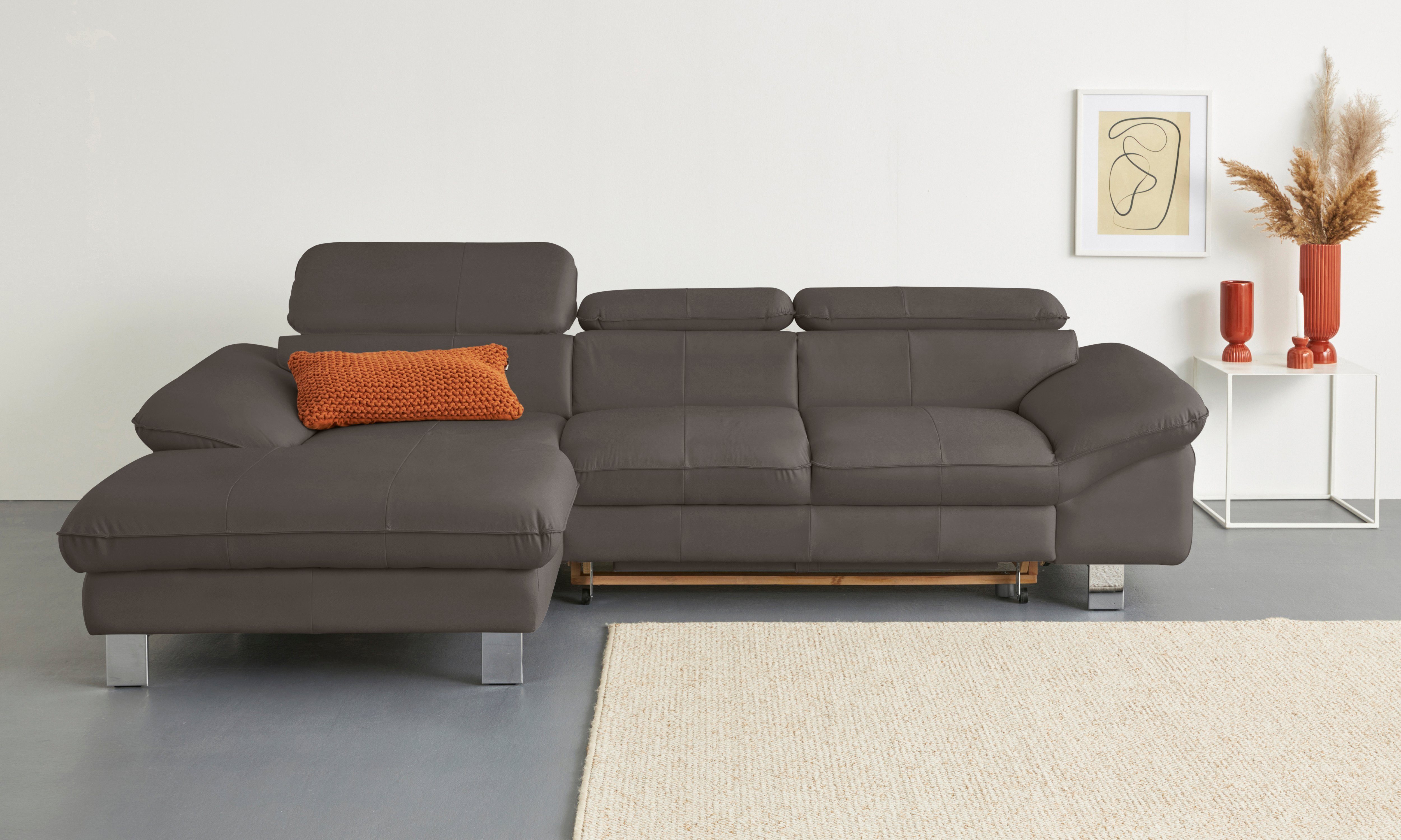 COTTA Ecksofa Driver L-Form, mit Kopfteilverstellung, günstig online kaufen