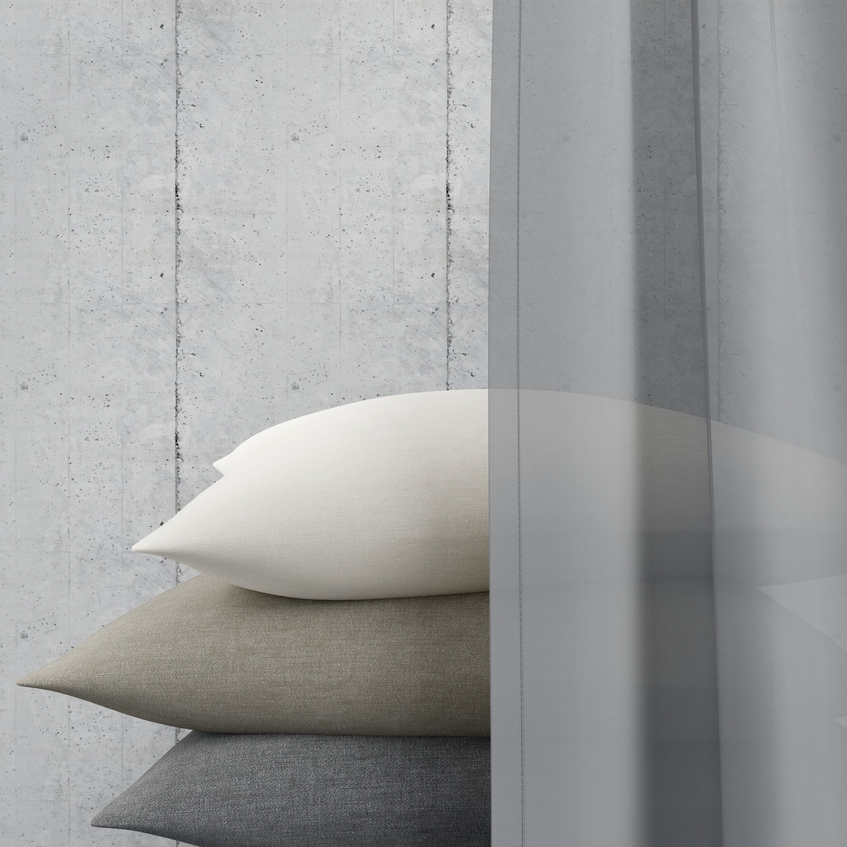 Neutex for you! Vorhang nach Maß EVA (1 St), Multifunktionsband, transparent, Uni-Voile mit elegantem Glanz