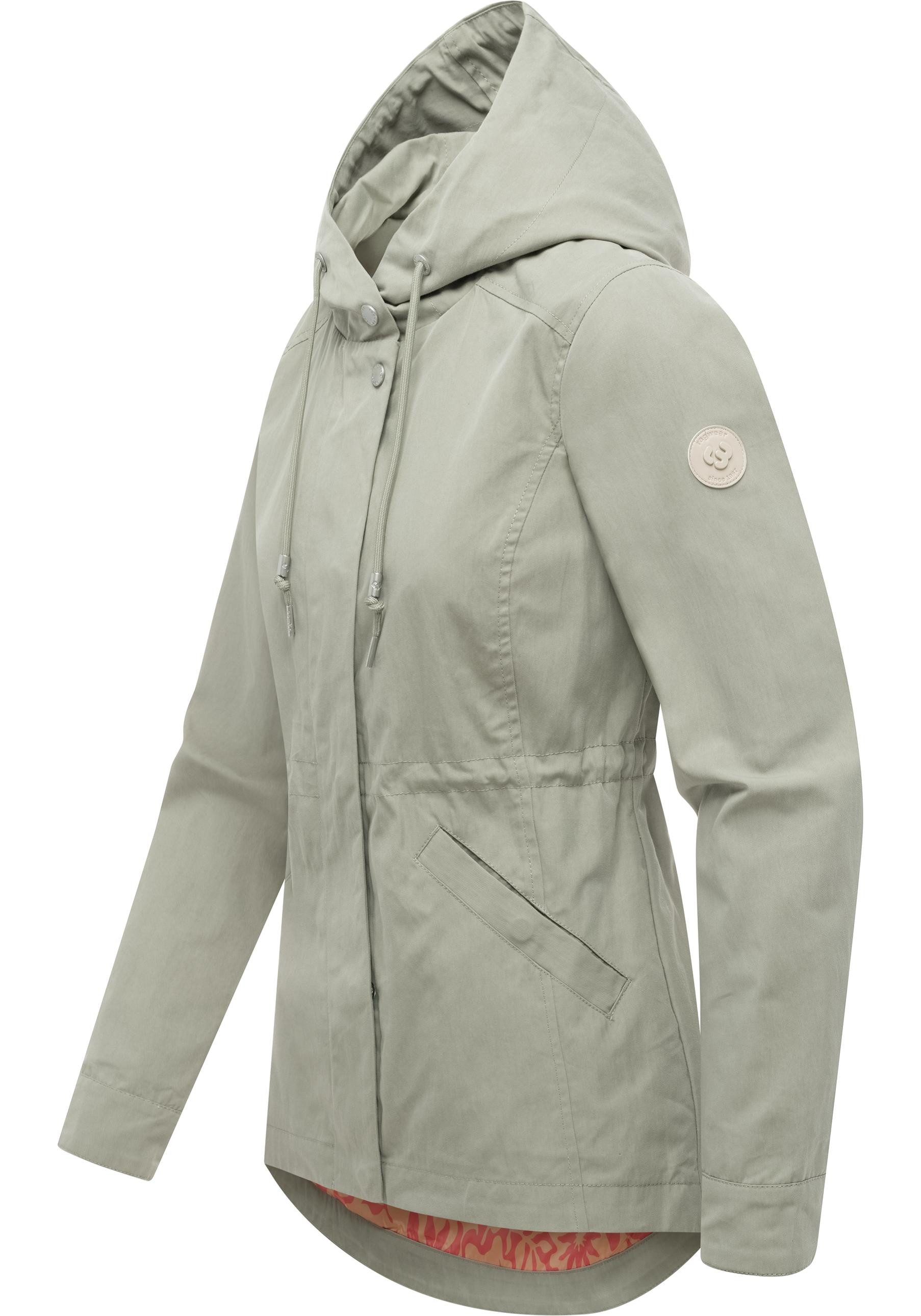 Ragwear Parka Dankira Leichte Übergangsjacke mit verstellbarer Kapuze