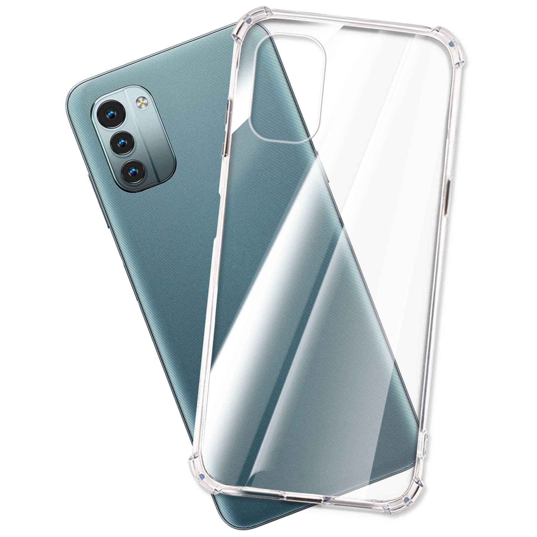 mtb more energy Smartphone-Hülle Clear Armor Case für Nokia G11 / G21, Transparente TPU Schutzhülle Case Backcover mit Anti-Shock Verstärkung
