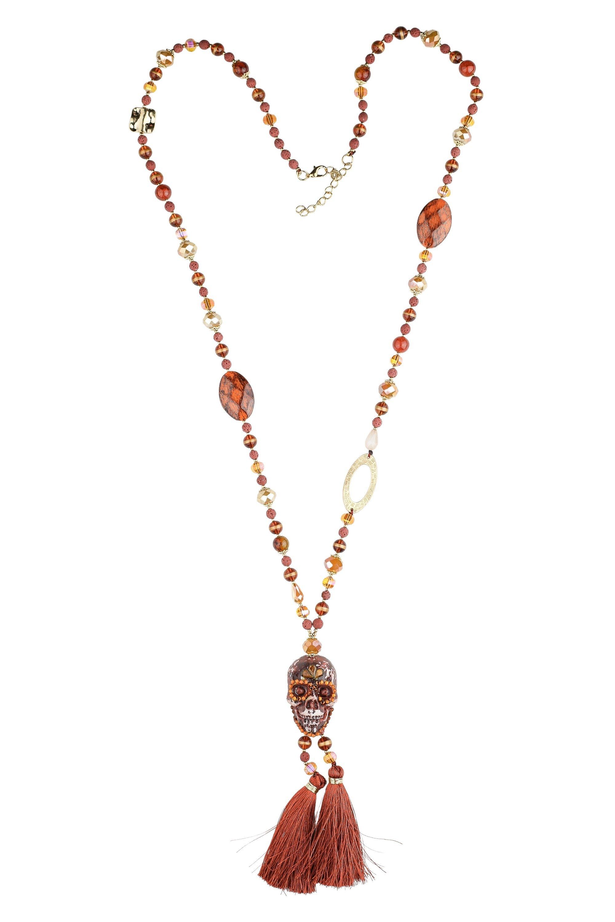 Lange Kette Skull