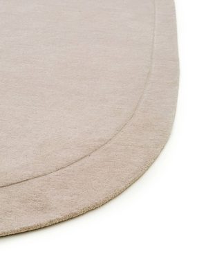Wollteppich Shape, benuta, Sonderform, Höhe: 6 mm, Kunstfaser, Berber, Ethno-Style, Wohnzimmer