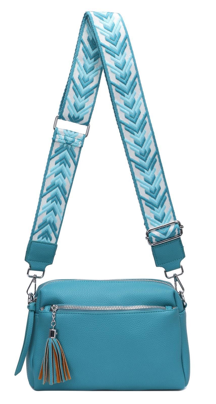 ITALYSHOP24 Schultertasche Damen Umhängetasche Brusttasche Cross günstig online kaufen