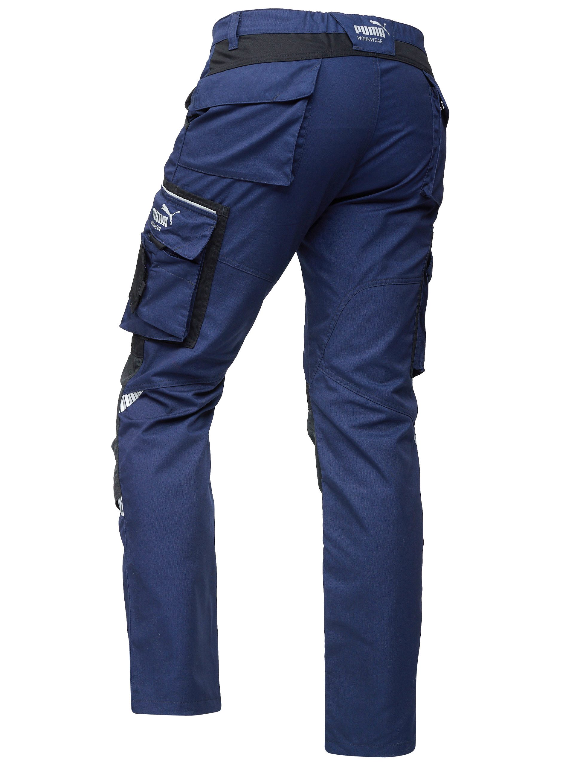 PUMA Workwear Arbeitsbundhose PRECISION X Arbeitshose für Herren - Verstärkte Kniepartien mit vielen Taschen - für Handwerk, Produktion und Baugewerbe