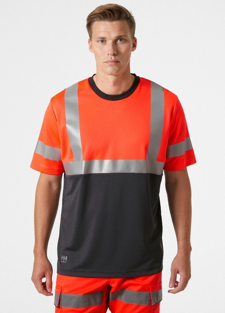 Hansen T-Shirt Addvis 1 Helly T-Shirt Cl Orange/Ebony