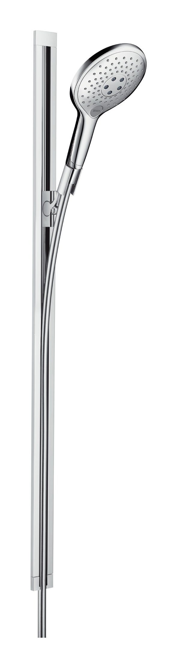 hansgrohe Stangenbrause-Set Raindance Select S, Höhe 99.5 cm, 3 Strahlart(en), Brauseset 150 3jet mit Brausestange 900 mm - Weiß / Chrom