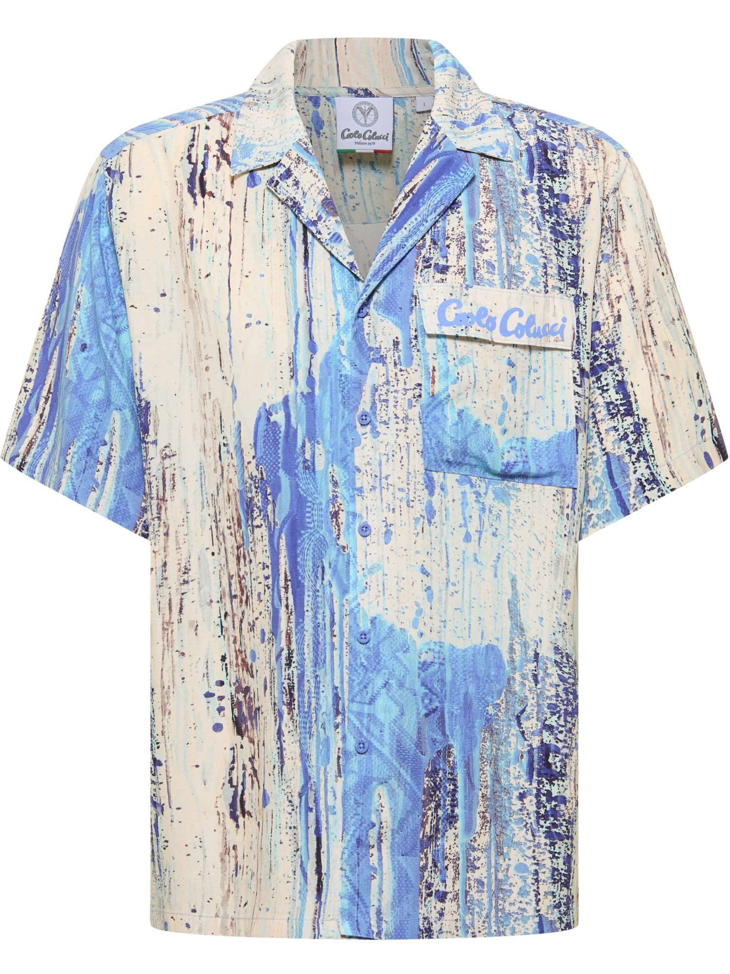 CARLO COLUCCI Kurzarmhemd Fasoli
