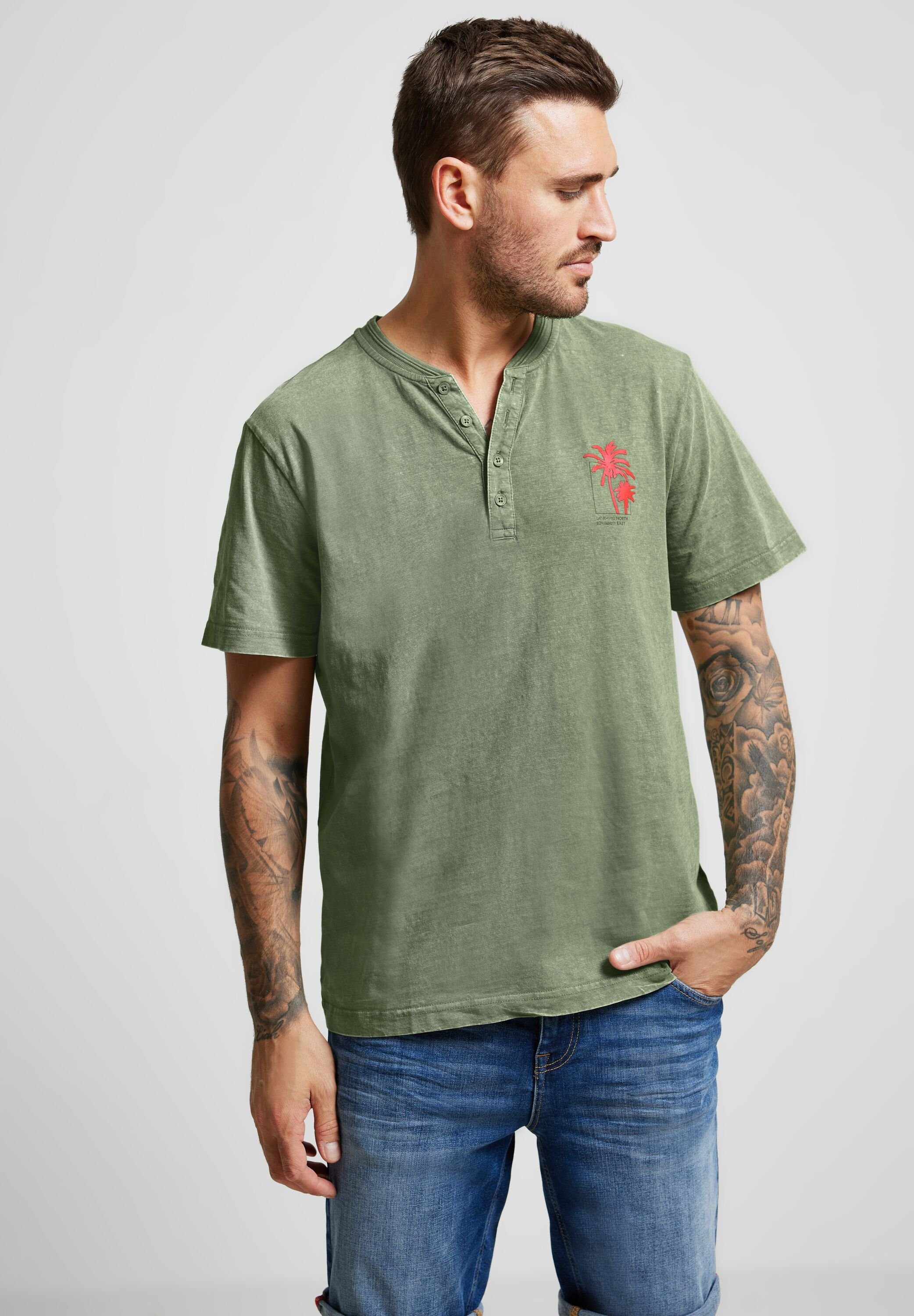 oregano MEN ONE T-Shirt green STREET