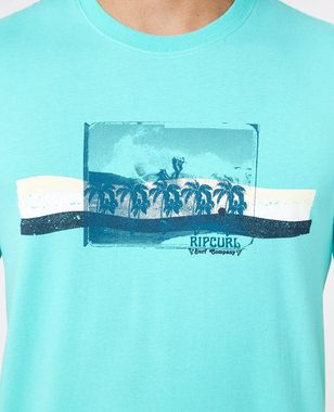 Rip Curl Print-Shirt Gestreiftes T-Shirt