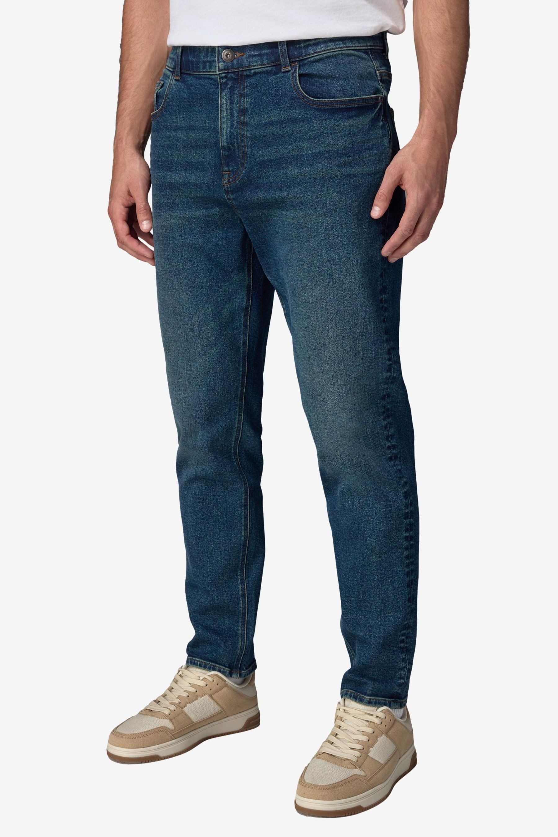 Next Tapered-fit-Jeans Authentic Stretchjeans im Vintage-Look günstig online kaufen