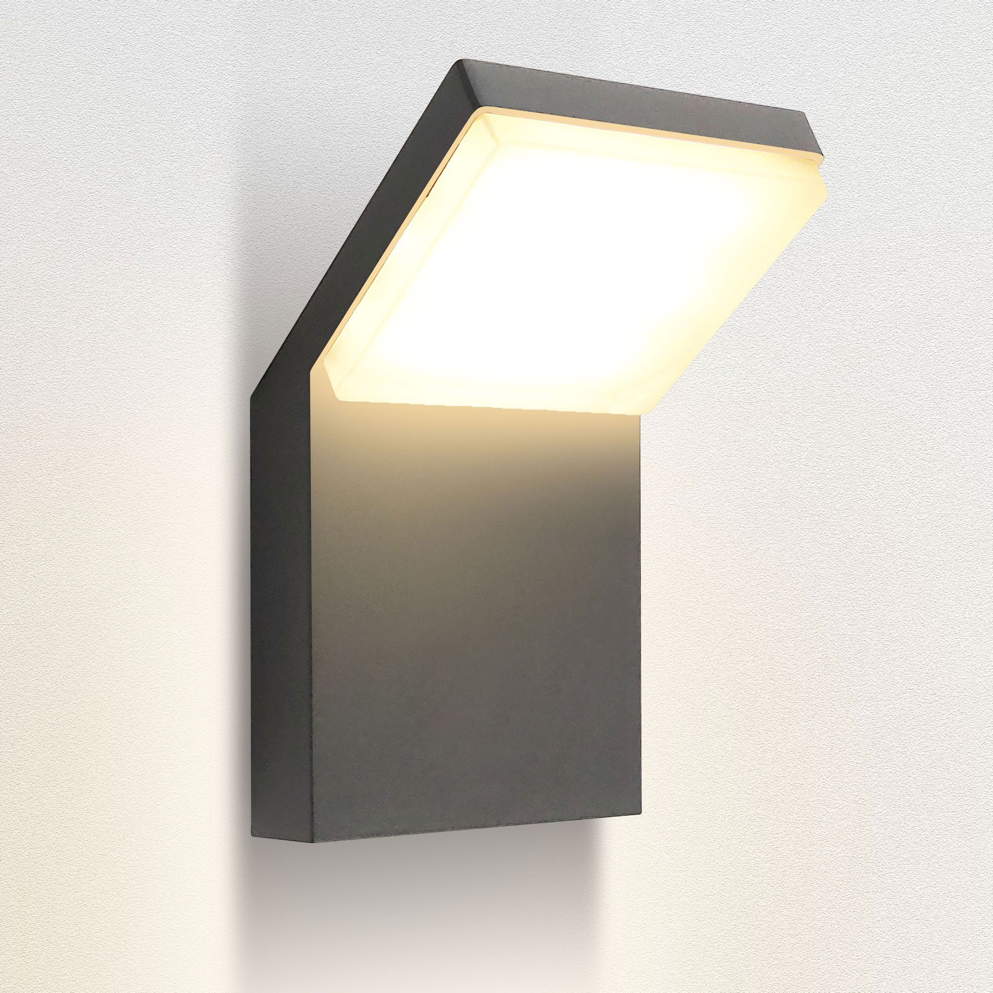 Maxkomfort Außen-Wandleuchte 1505A, ohne Bewegungsmelder, LED fest integrie günstig online kaufen