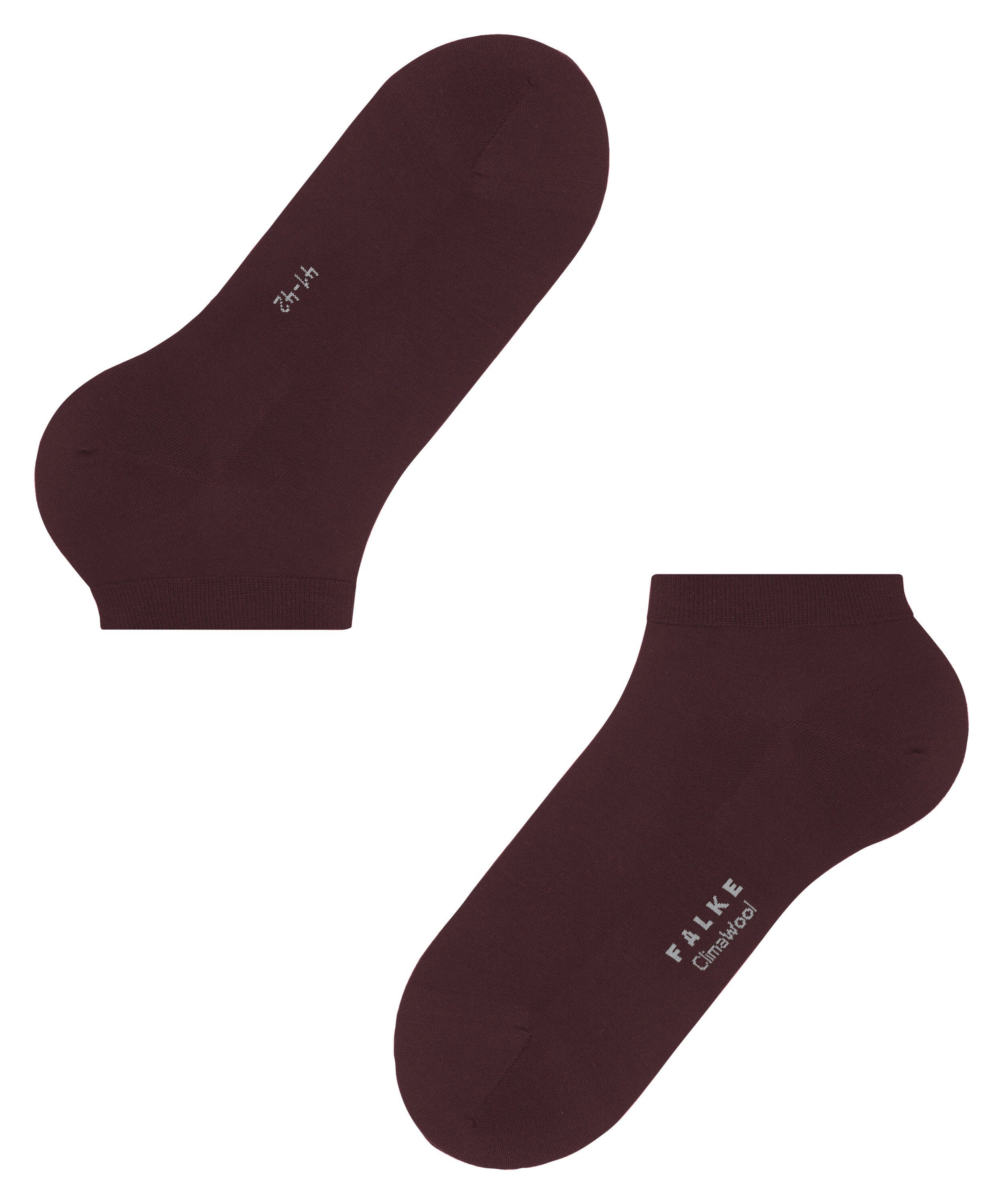 FALKE Sneakersocken ClimaWool Sneakersocken (1-Paar) aus bewusster Garnkomposition