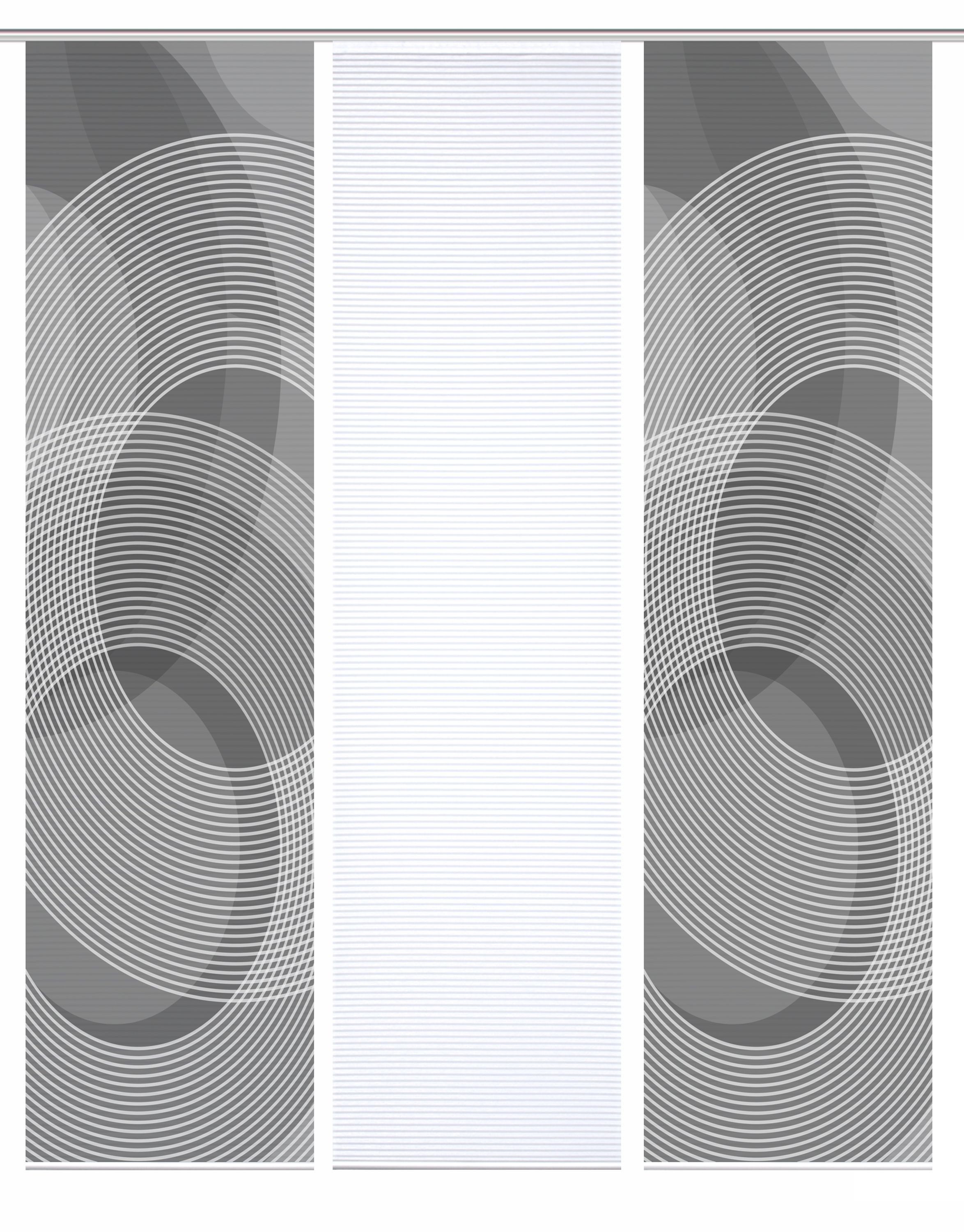 HOME in green Schiebegardine "AFONSO" Paneelwagen 3 Stk. tlg. SET DIGITALDR günstig online kaufen