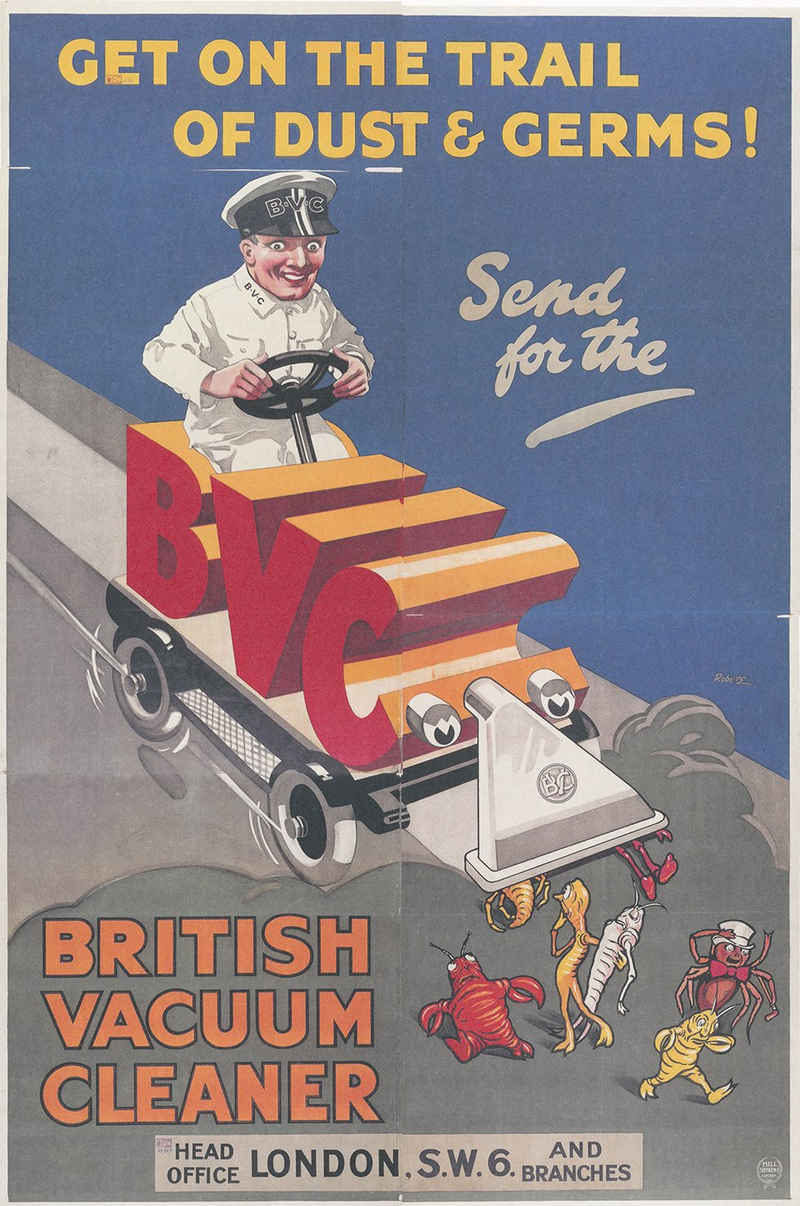 Kunstdruck British Vacuum Cleaner BVC Hygiene London Saugen Kunstdruck Werbung 41, (1 St)