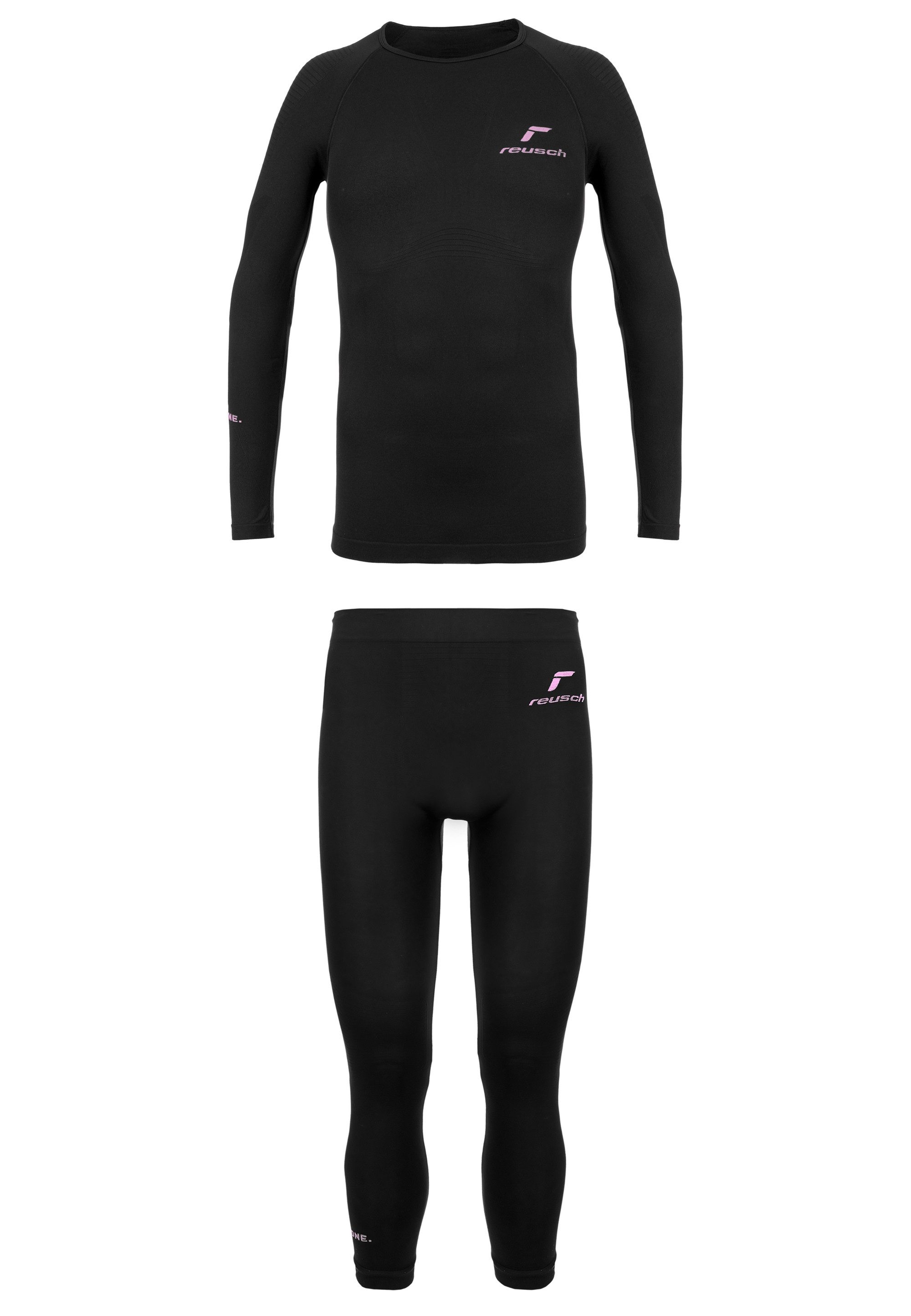 Reusch Funktionsshirt Reusch Underwear Set Lady 3/4 Pants WARM (2-tlg) speziell für kühle Temperaturen entwickelt