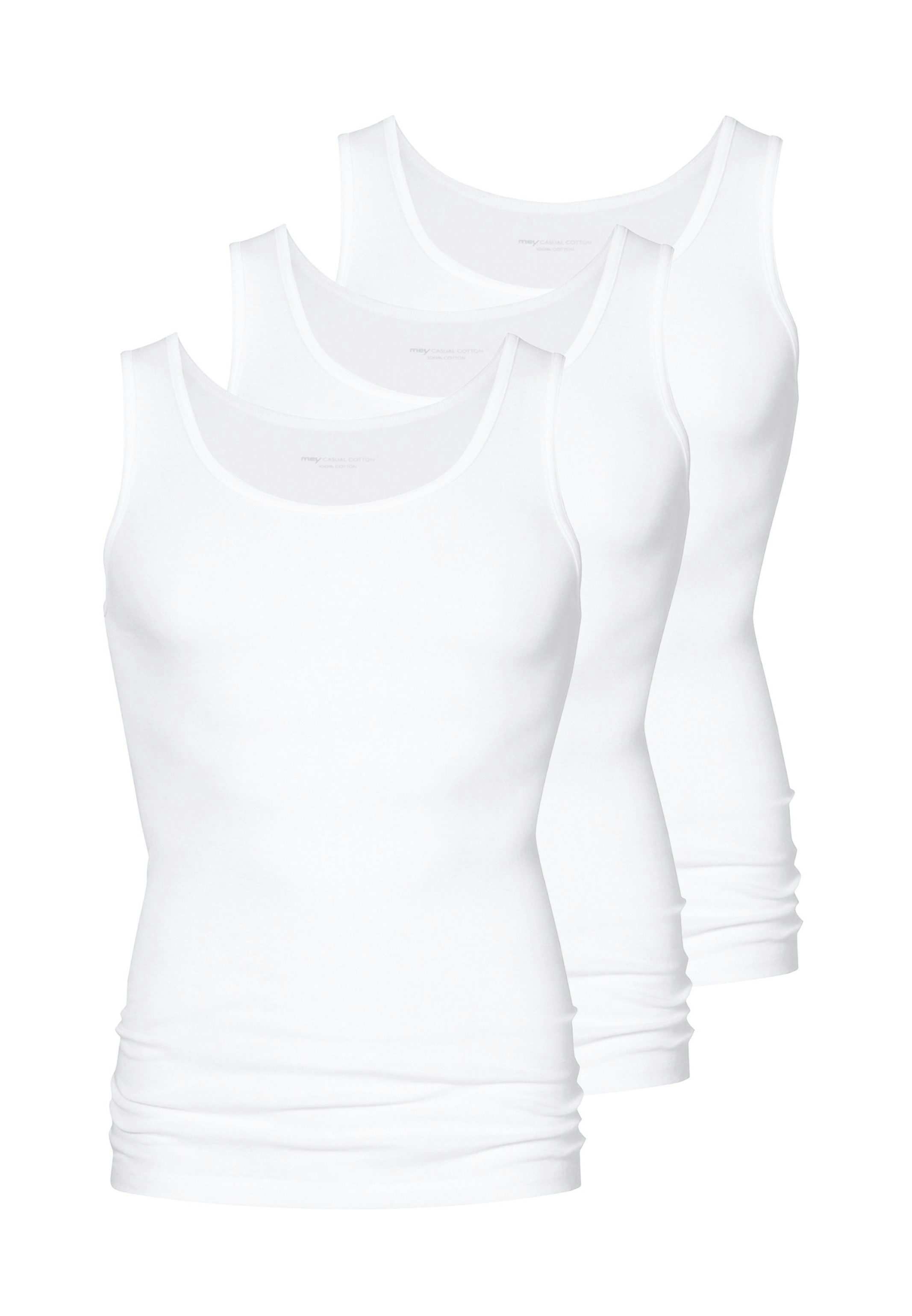 Mey Unterhemd 3er Pack Casual Cotton (Spar-Set, 3-St) Unterhemd / Tanktop - günstig online kaufen